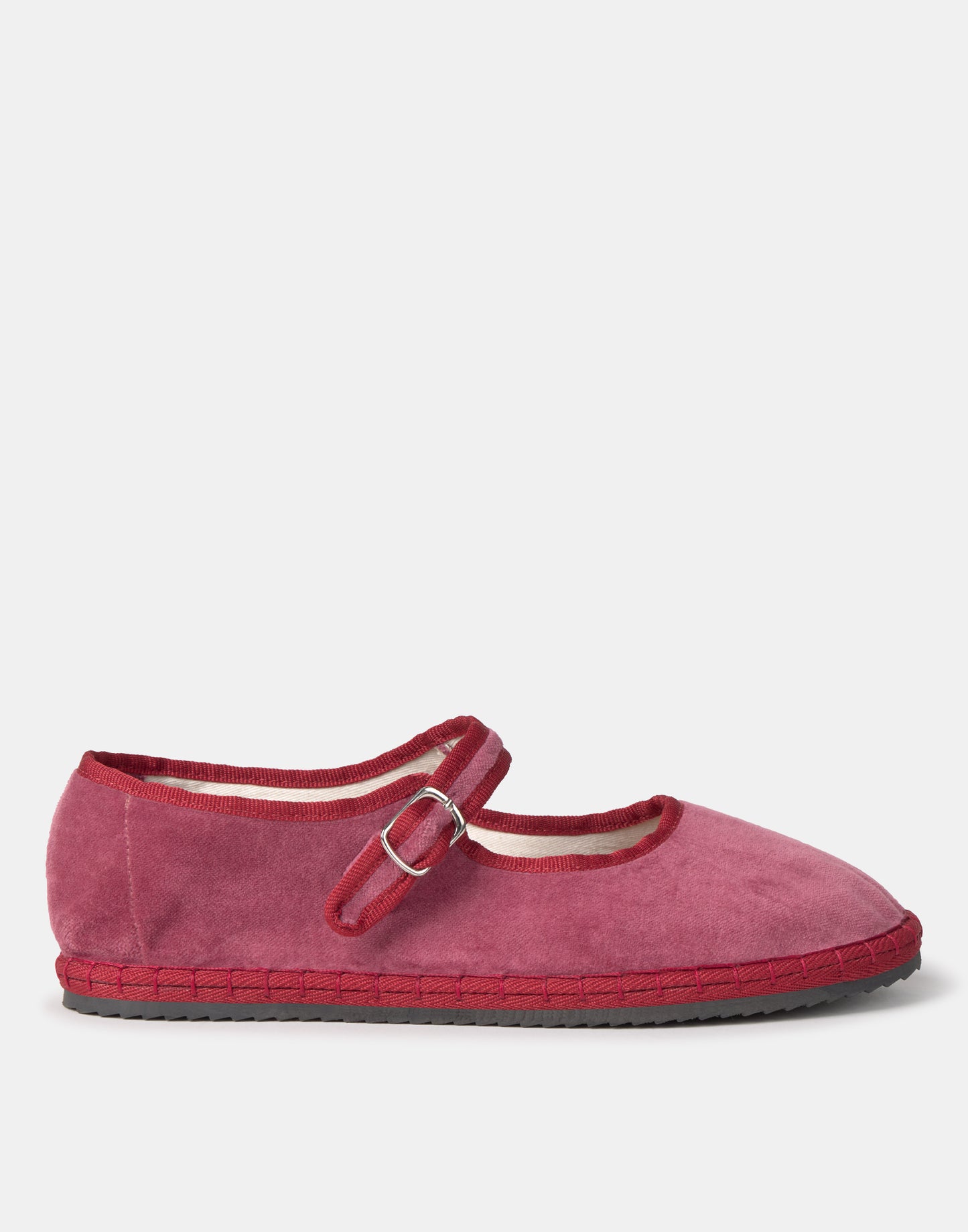 Velour mary janes