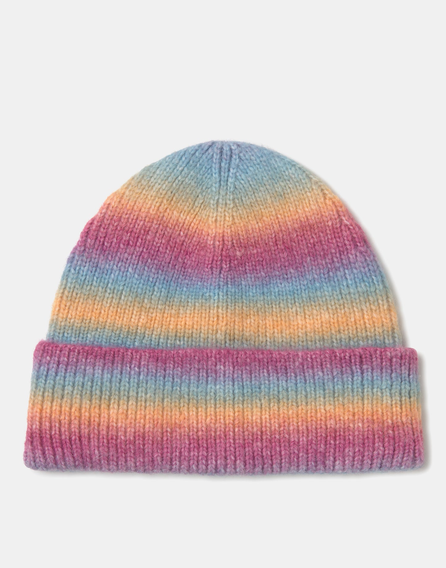 Ombre knit beanie