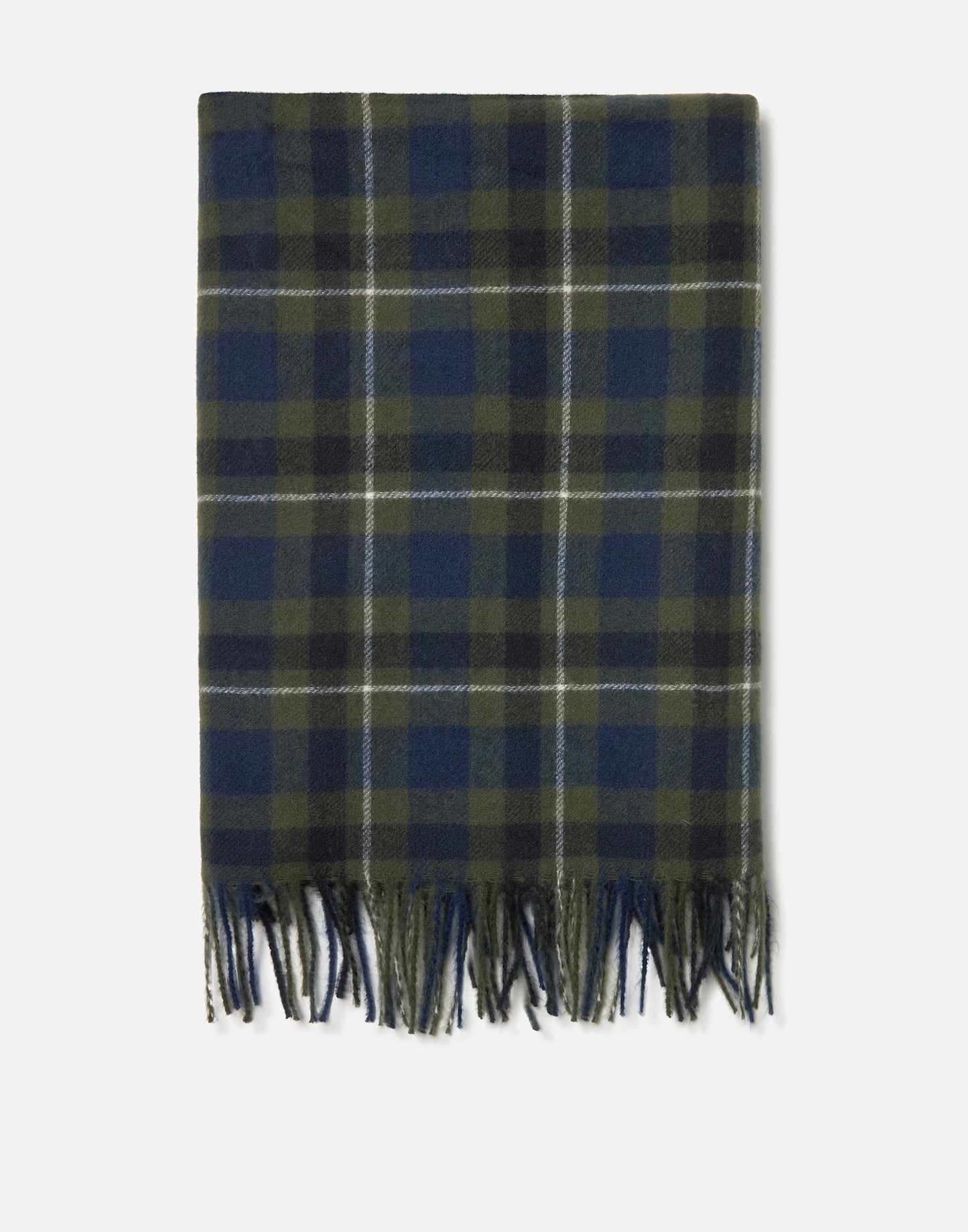 Thin tartan scarf