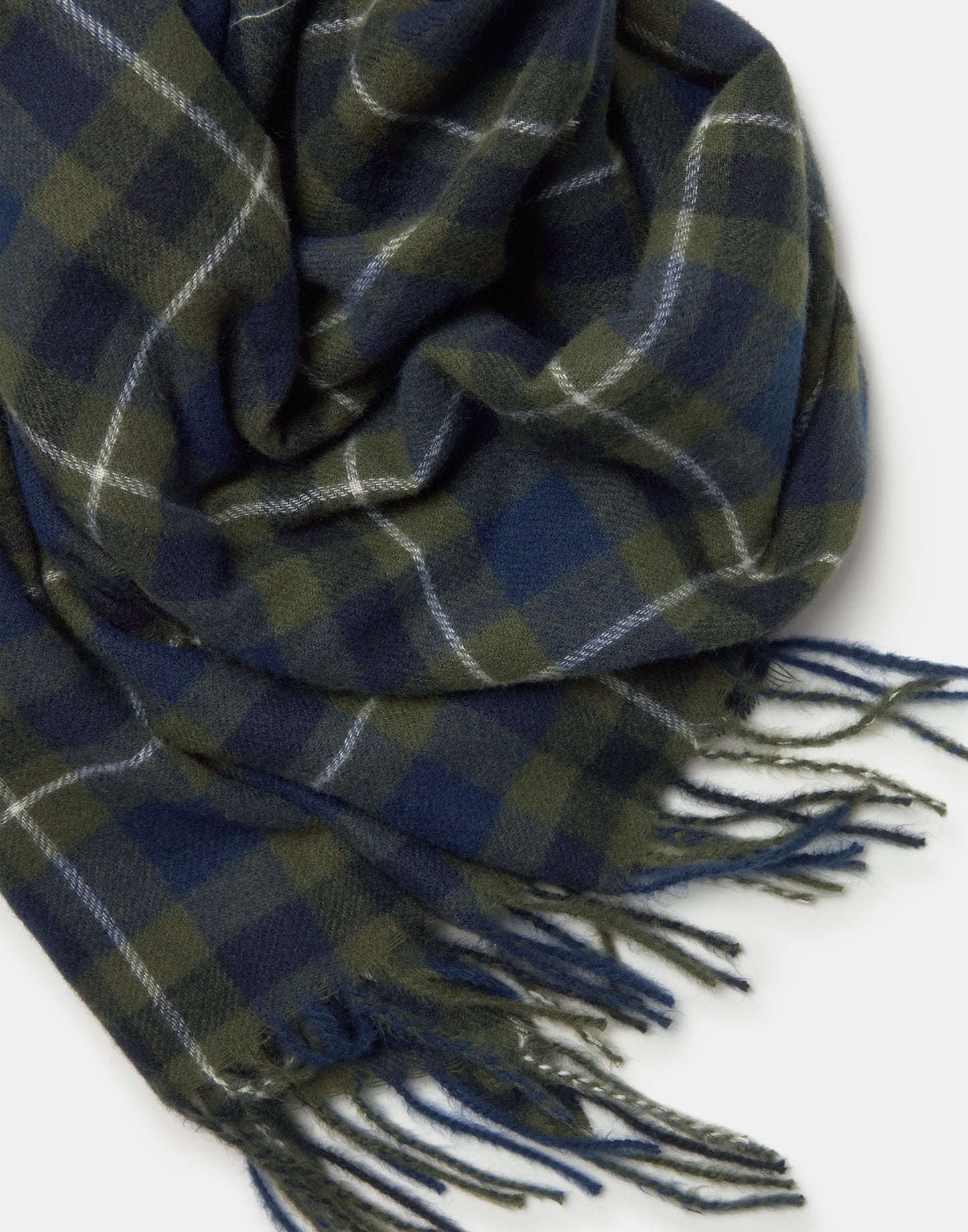 Thin tartan scarf