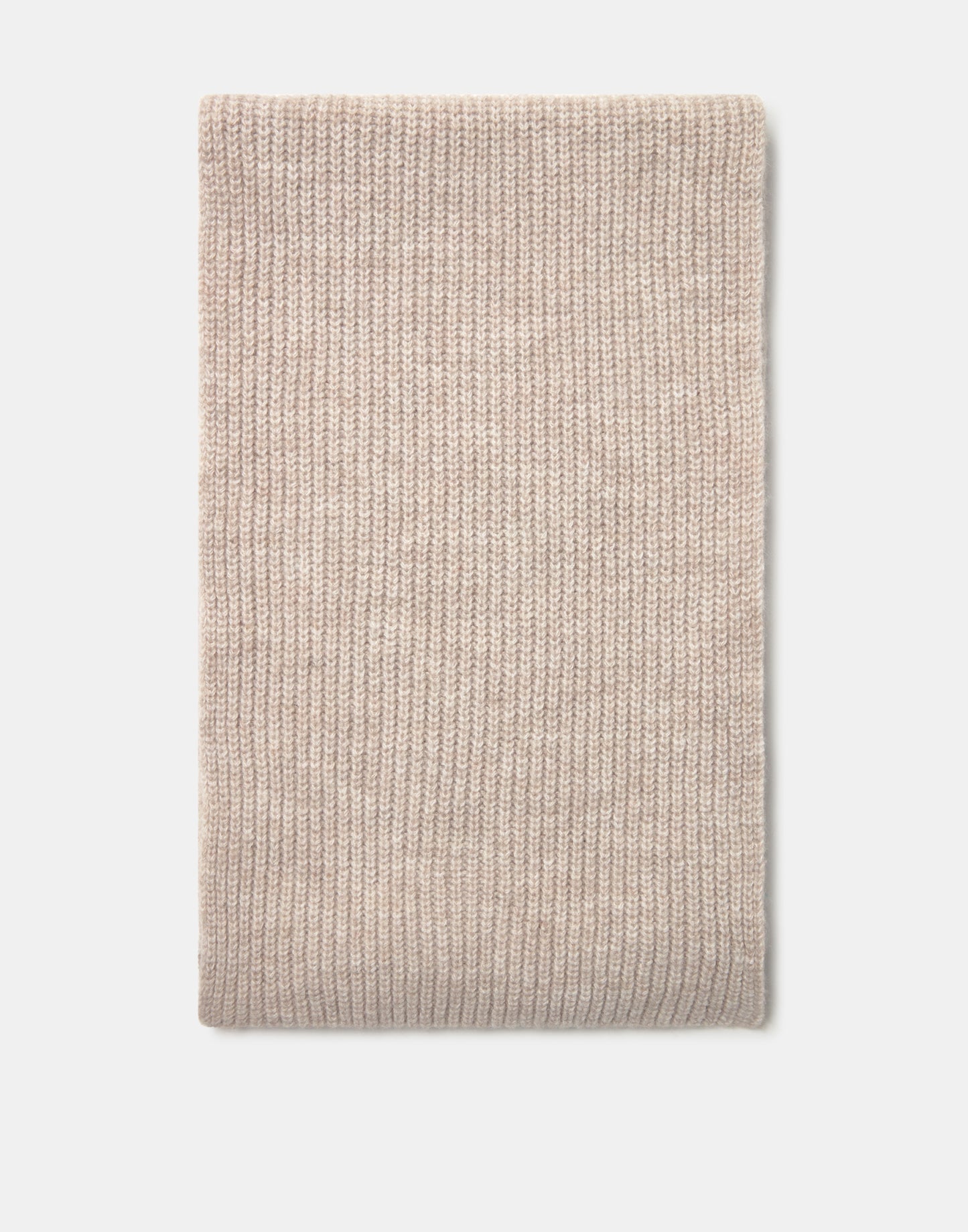 Pearl-knit scarf