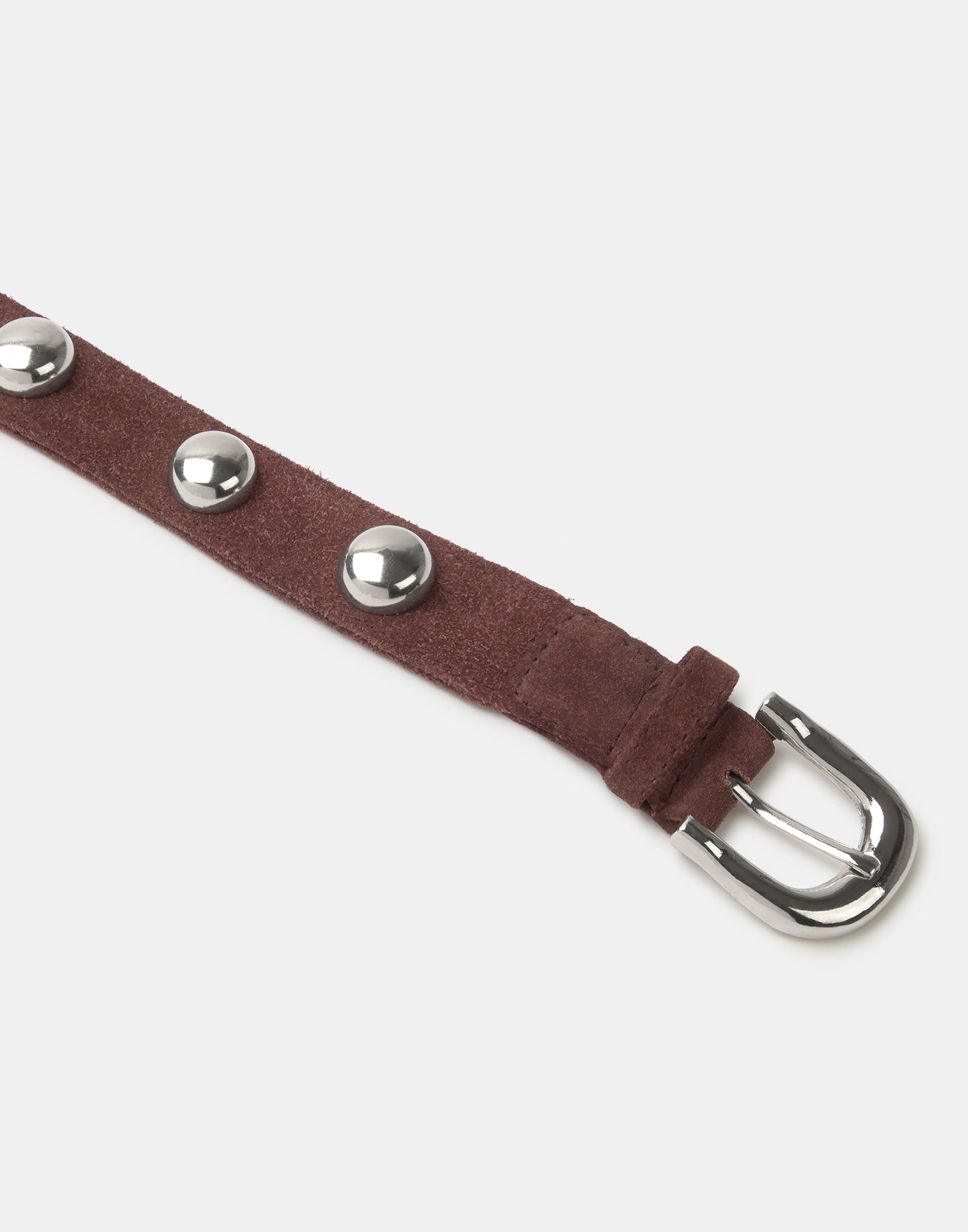 Belt with round studs