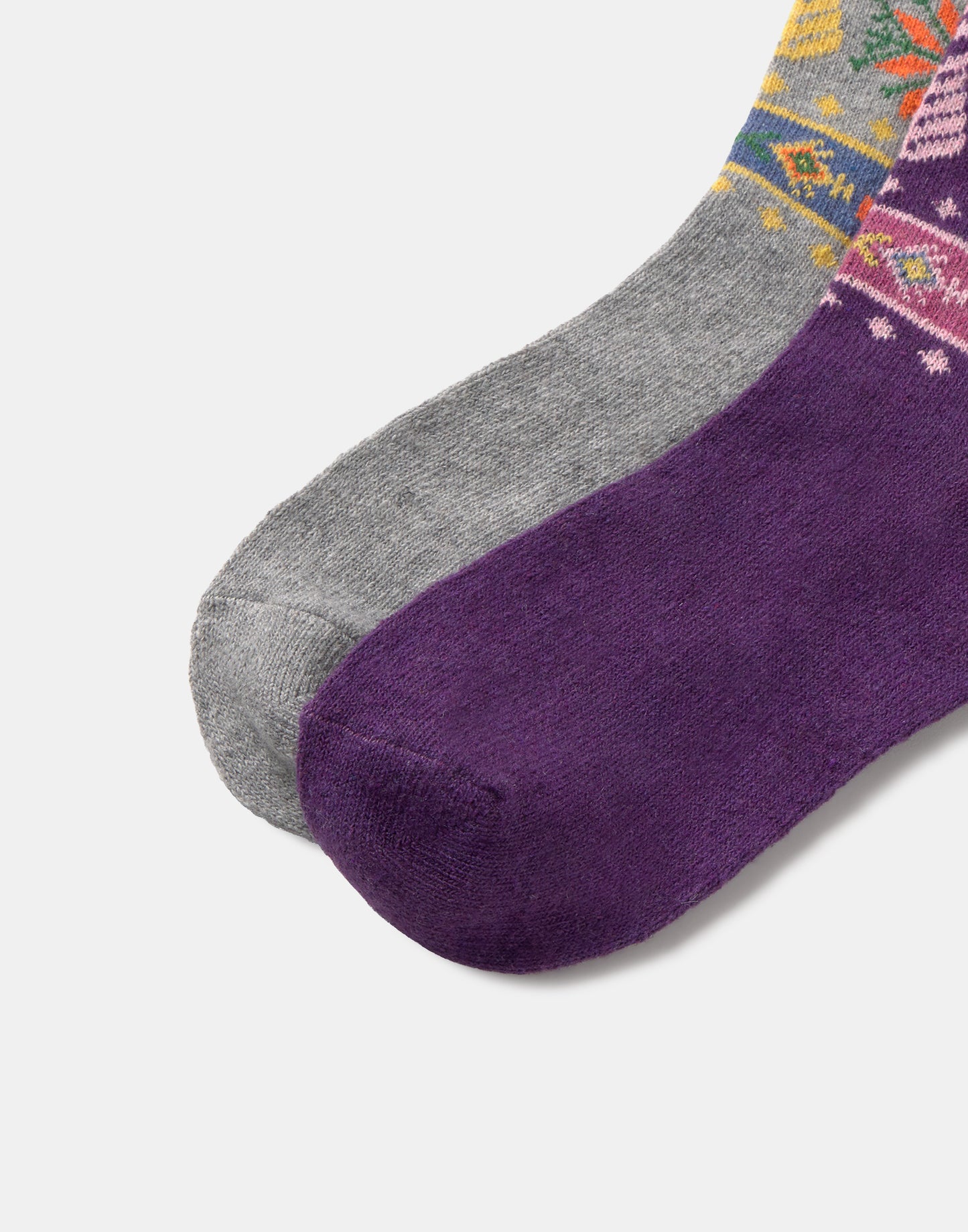 Set of 2 jacquard socks