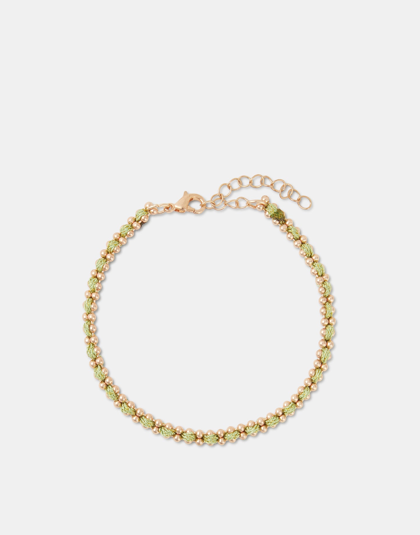 Bracciale in oro con filo