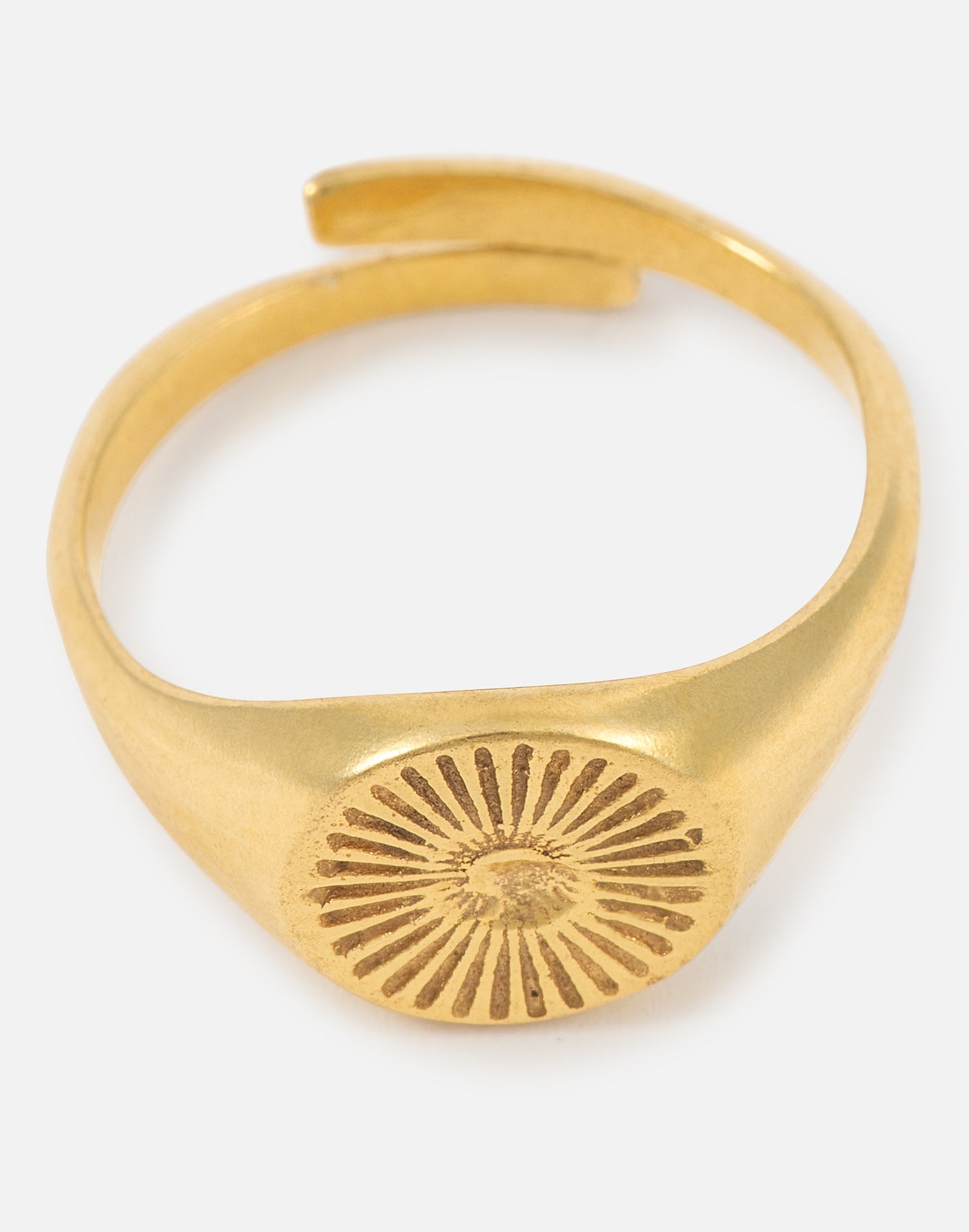 Sun signet ring