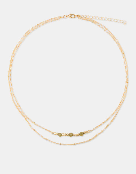 Collier avec petites pierres