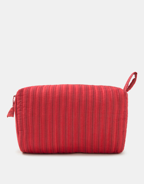 Trousse de toilette Lurex rouge