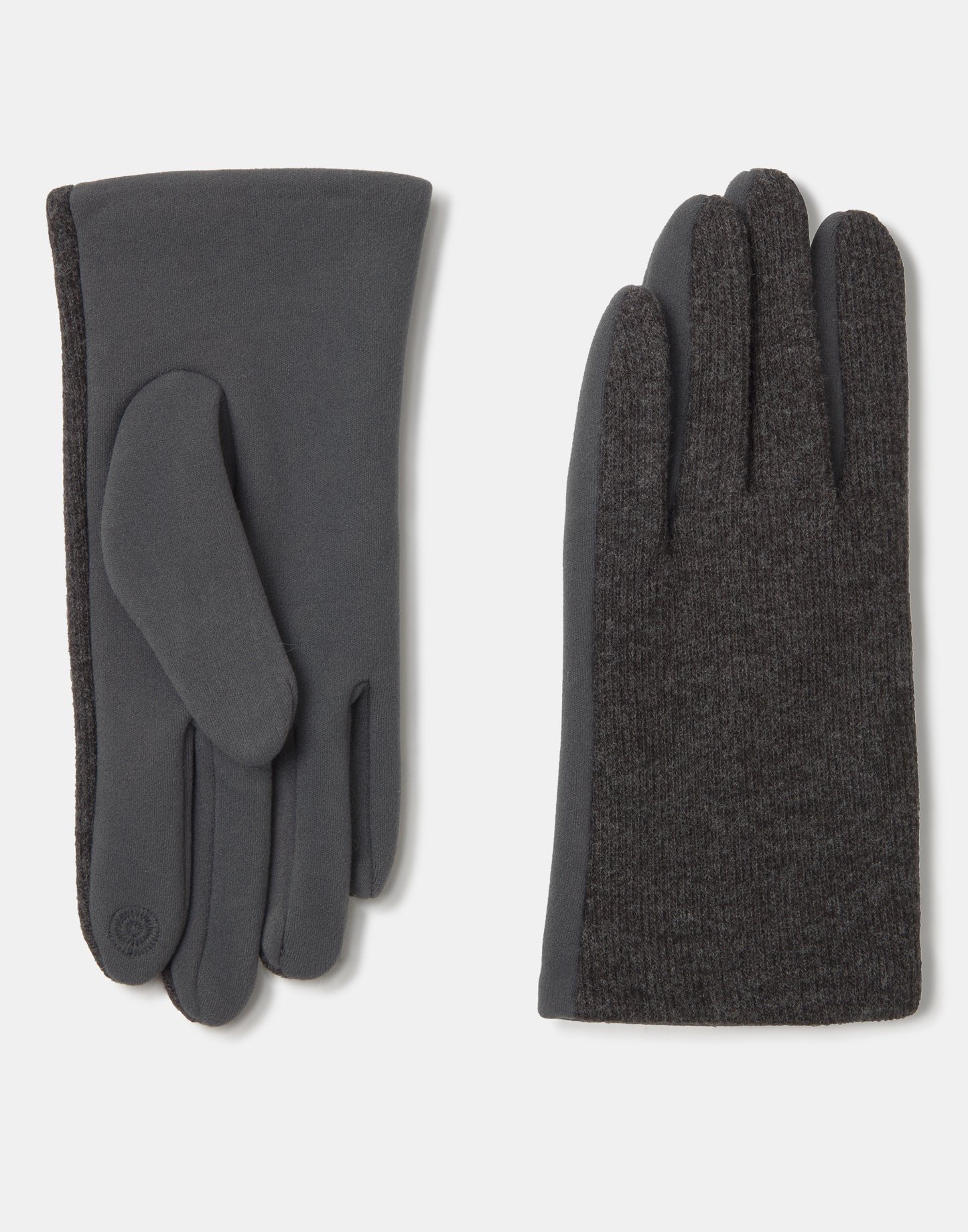 Ribbed touch glove for men