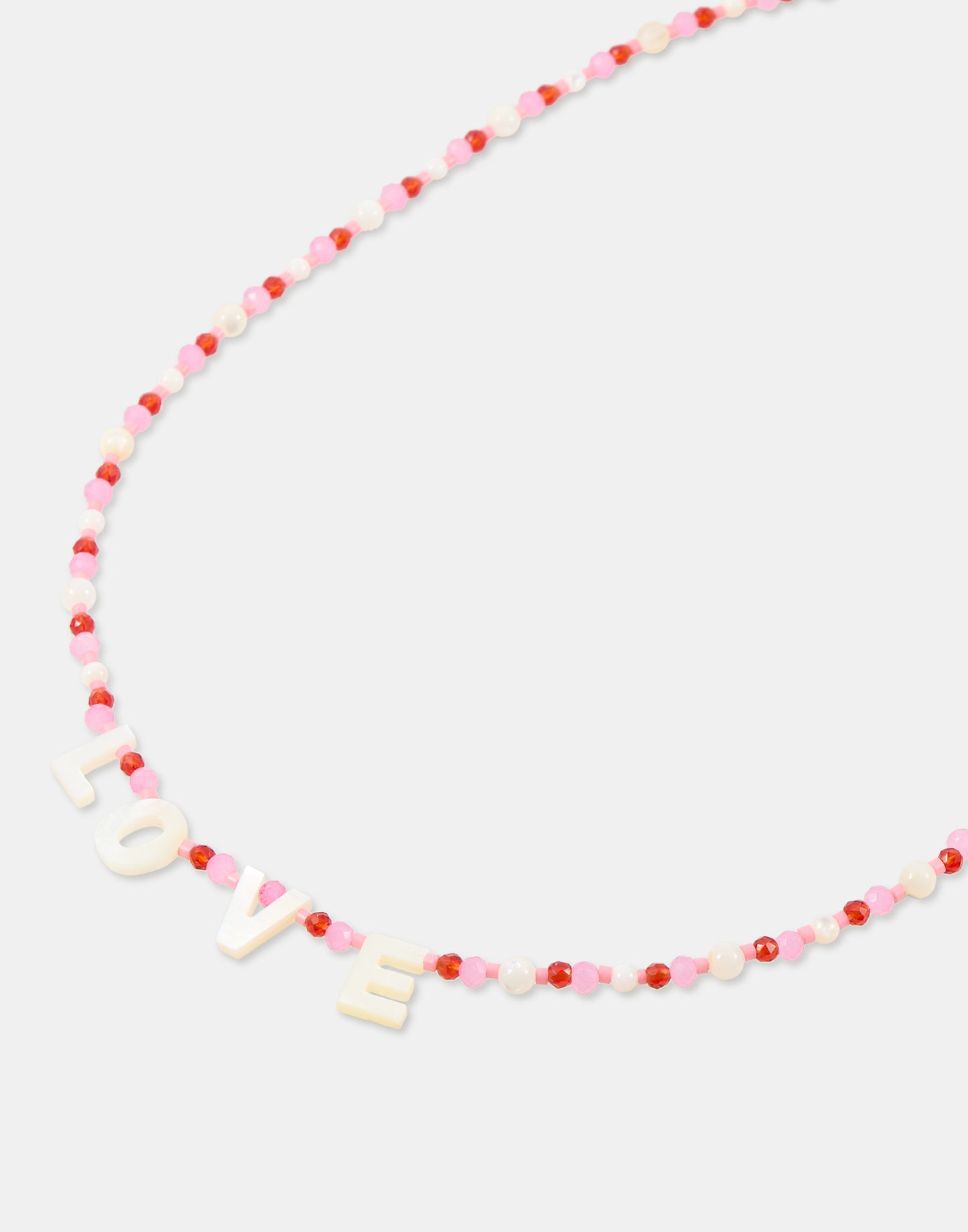 Love bead necklace