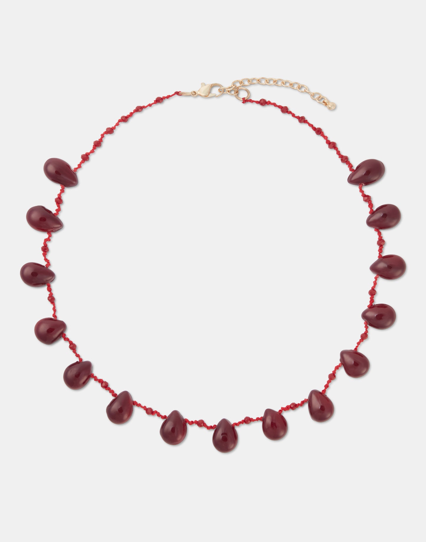 Collier en fil de pierre