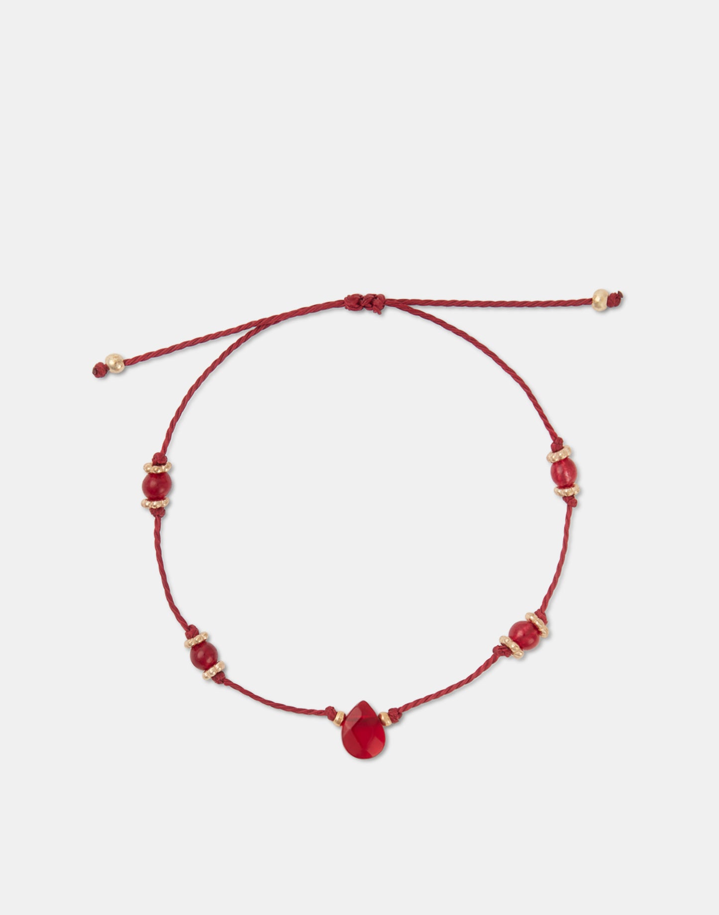 Thread and Stone Bracelet