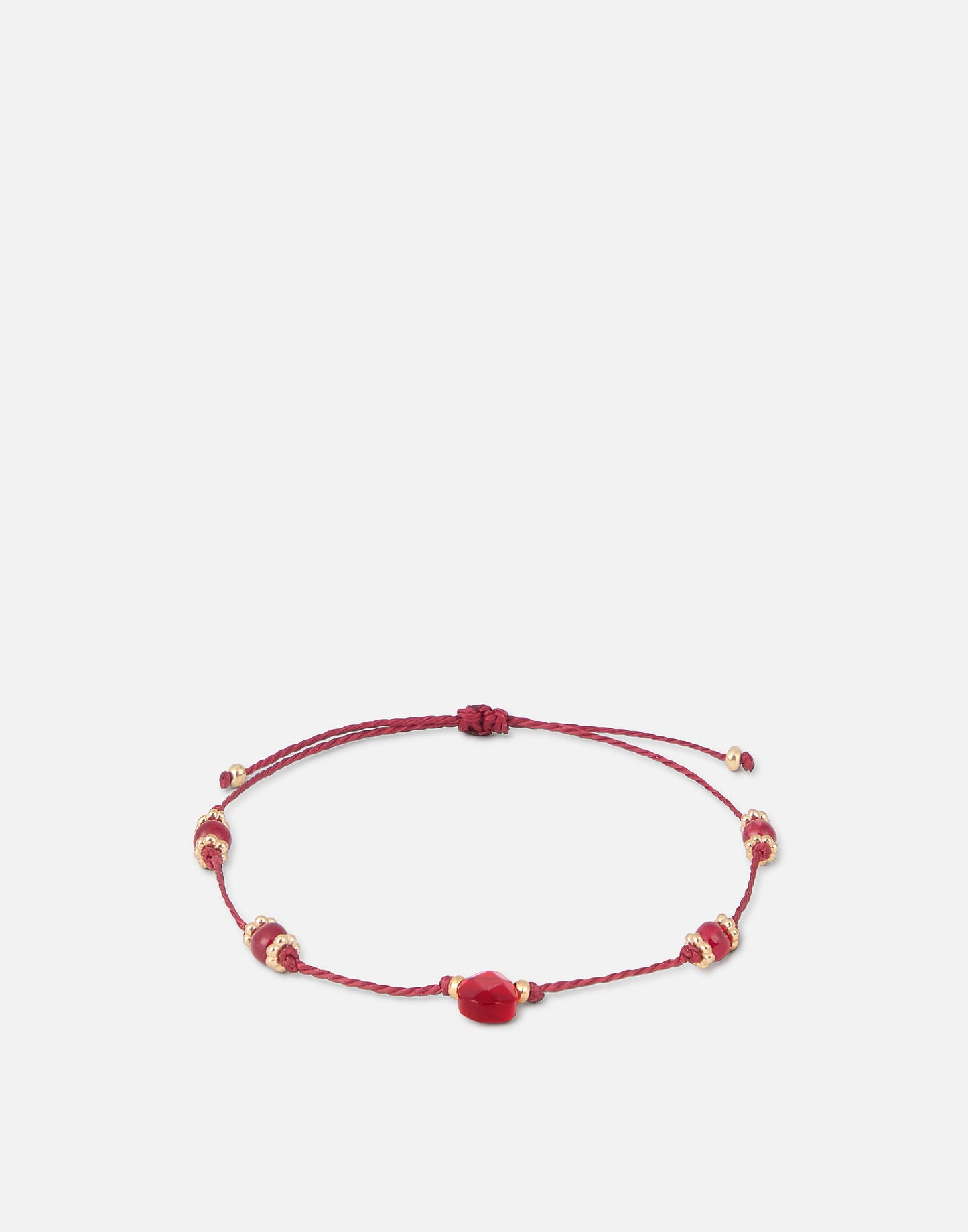 Thread and Stone Bracelet