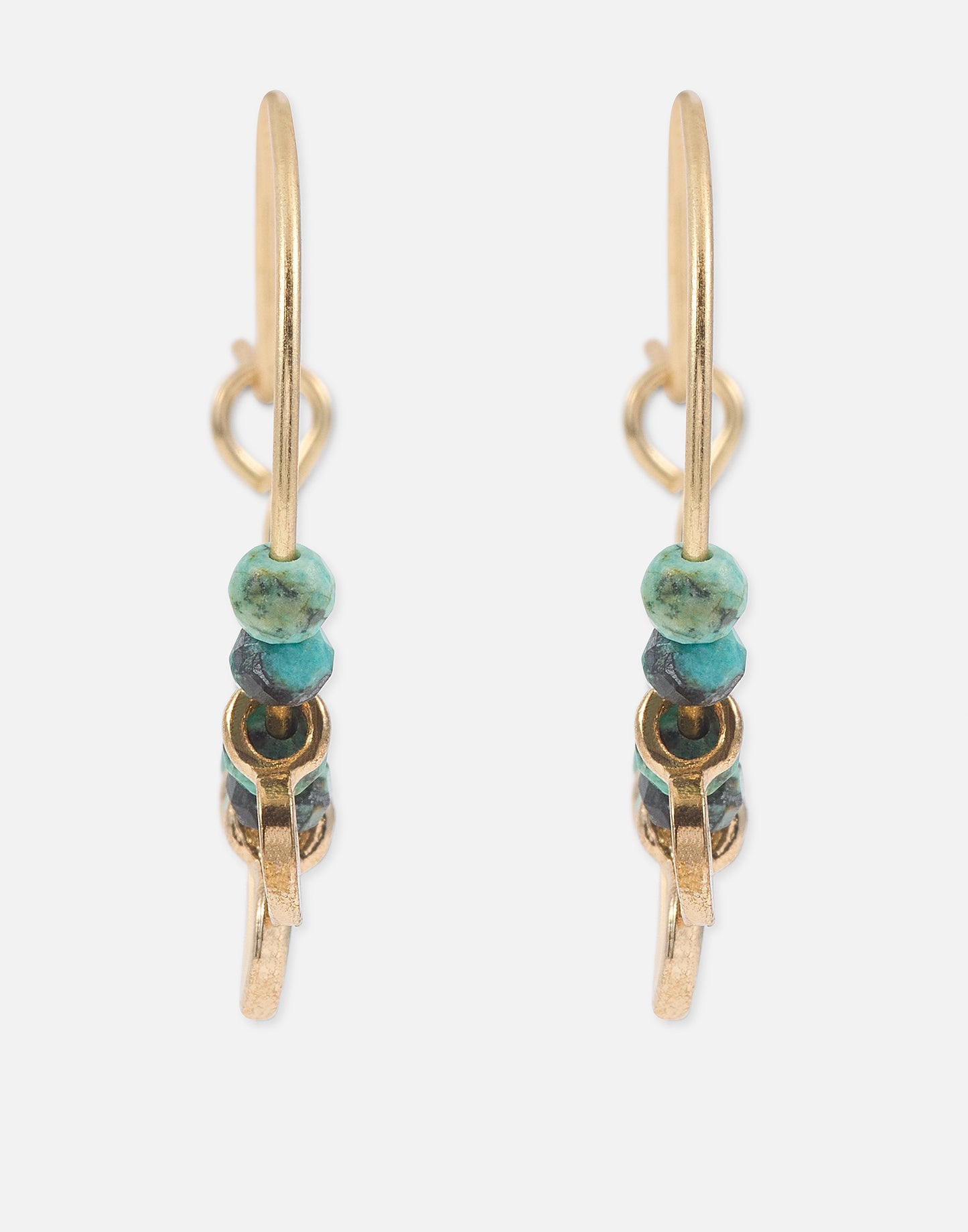 Hoop Earrings with Stones