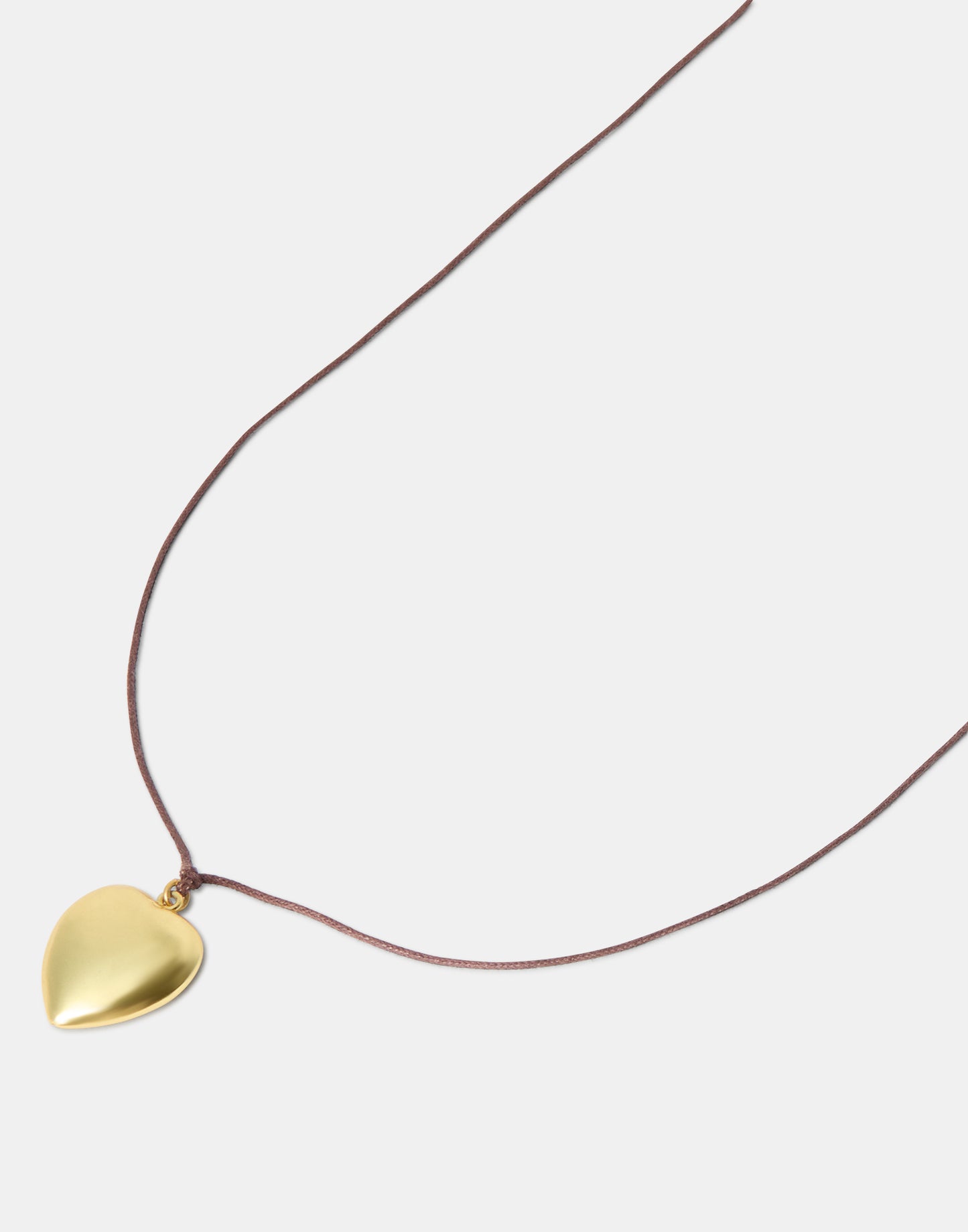 Collier Cœur Doré en Fil