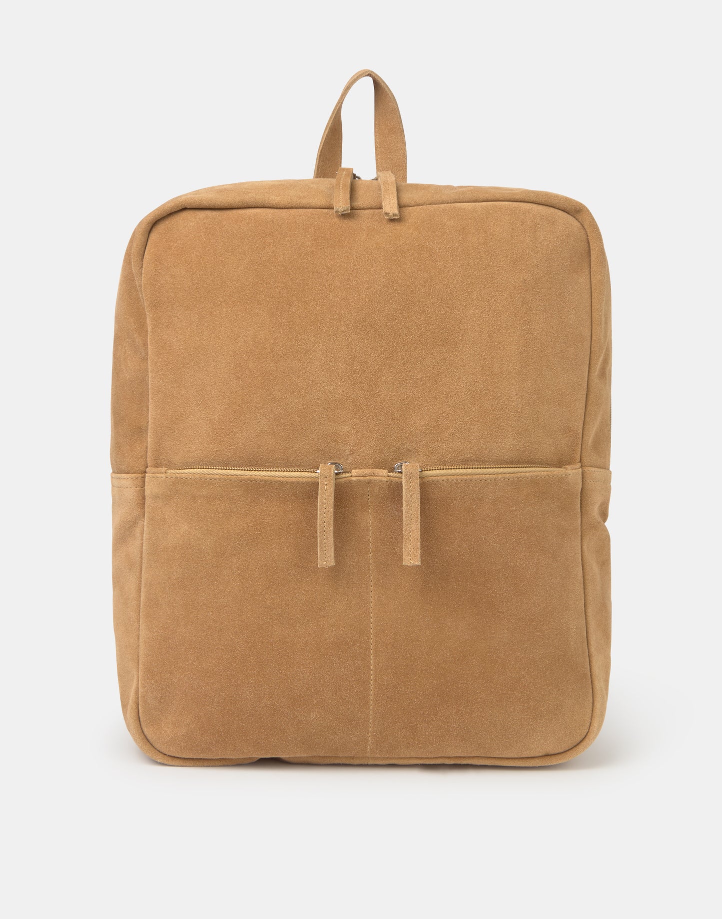 Suede backpack