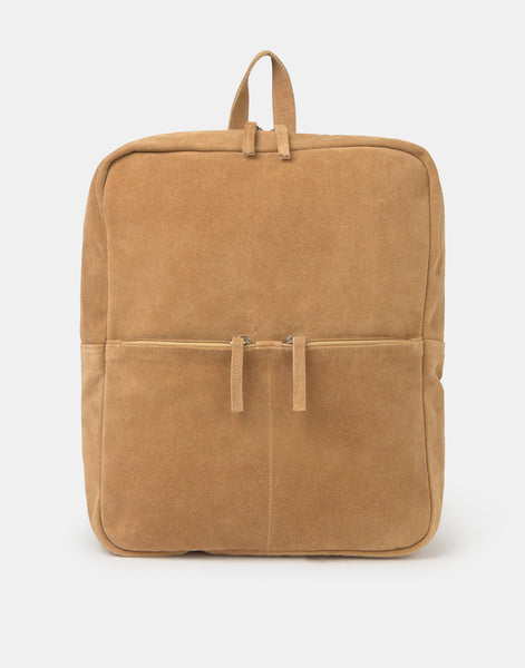 Suede backpack