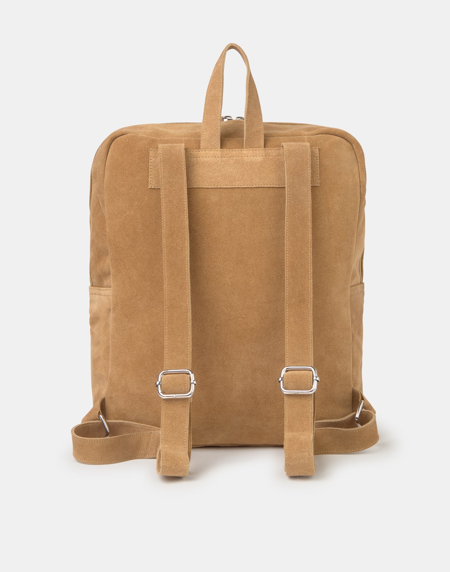 Suede backpack