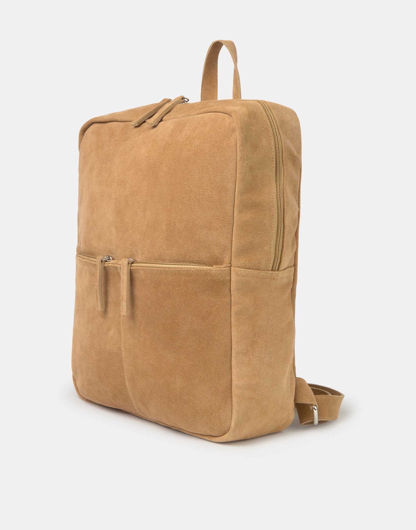 Suede backpack