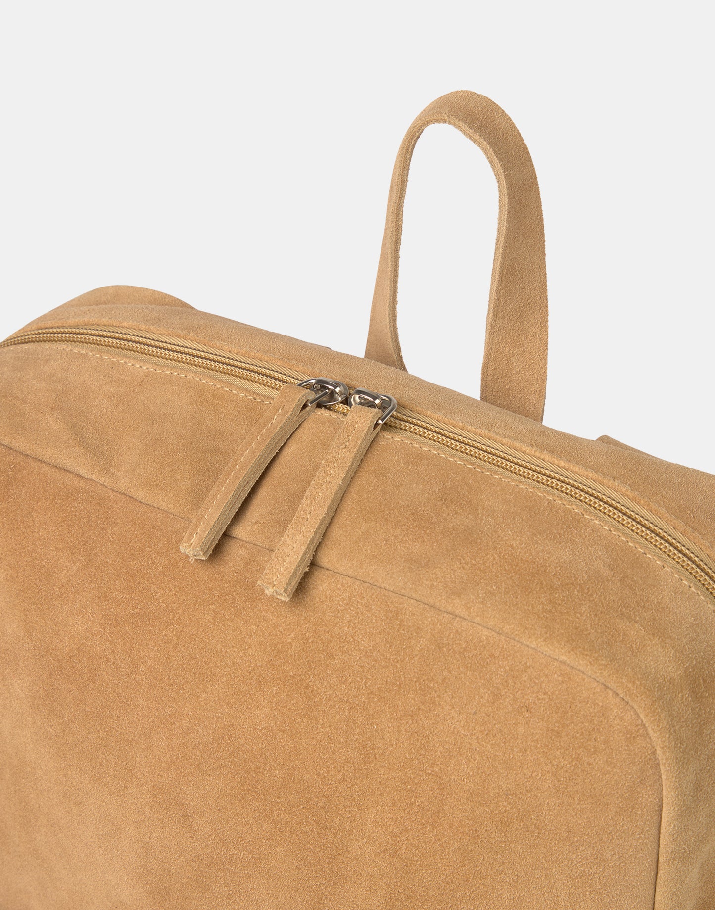 Suede backpack