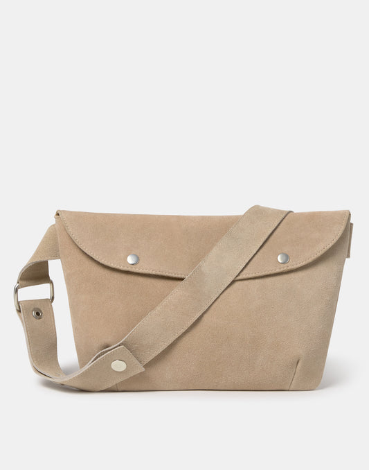 Bolso riñonera serraje