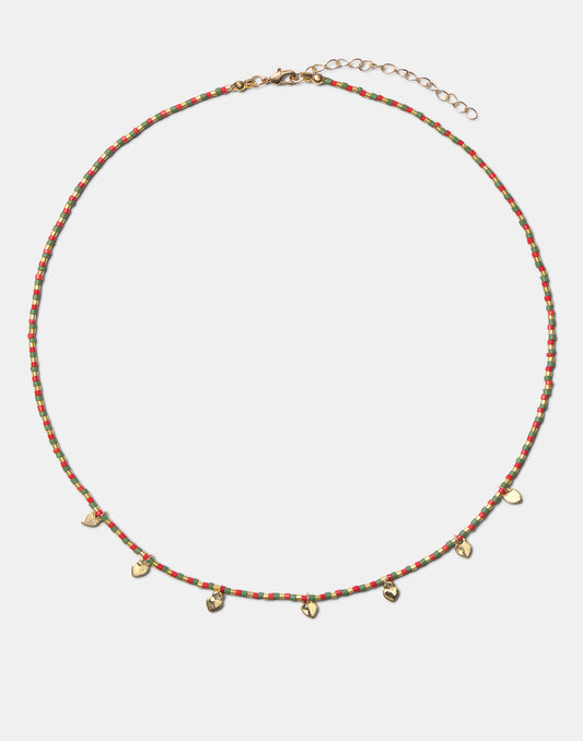 Collier mini-cœurs