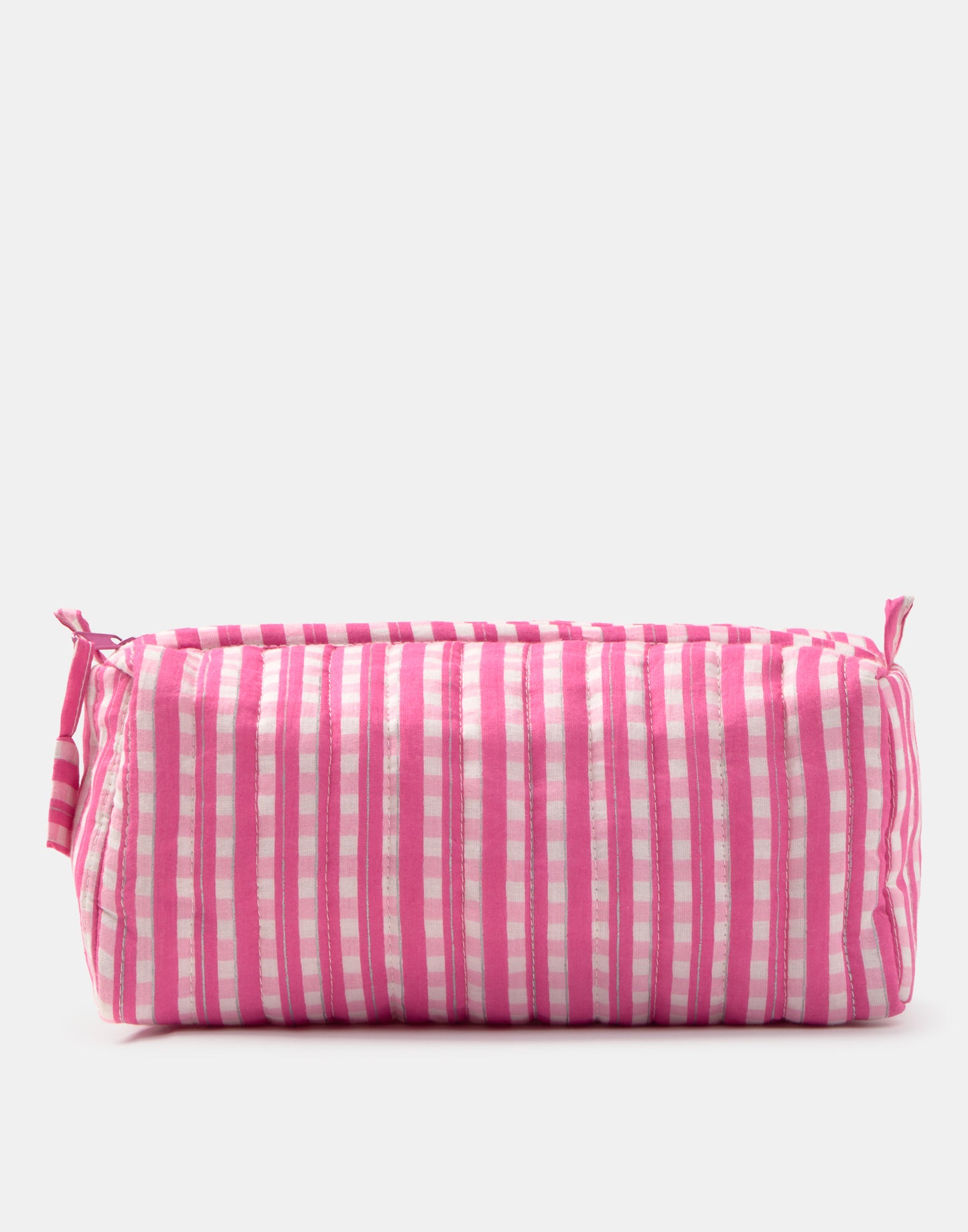 Jaya Gingham toiletry bag