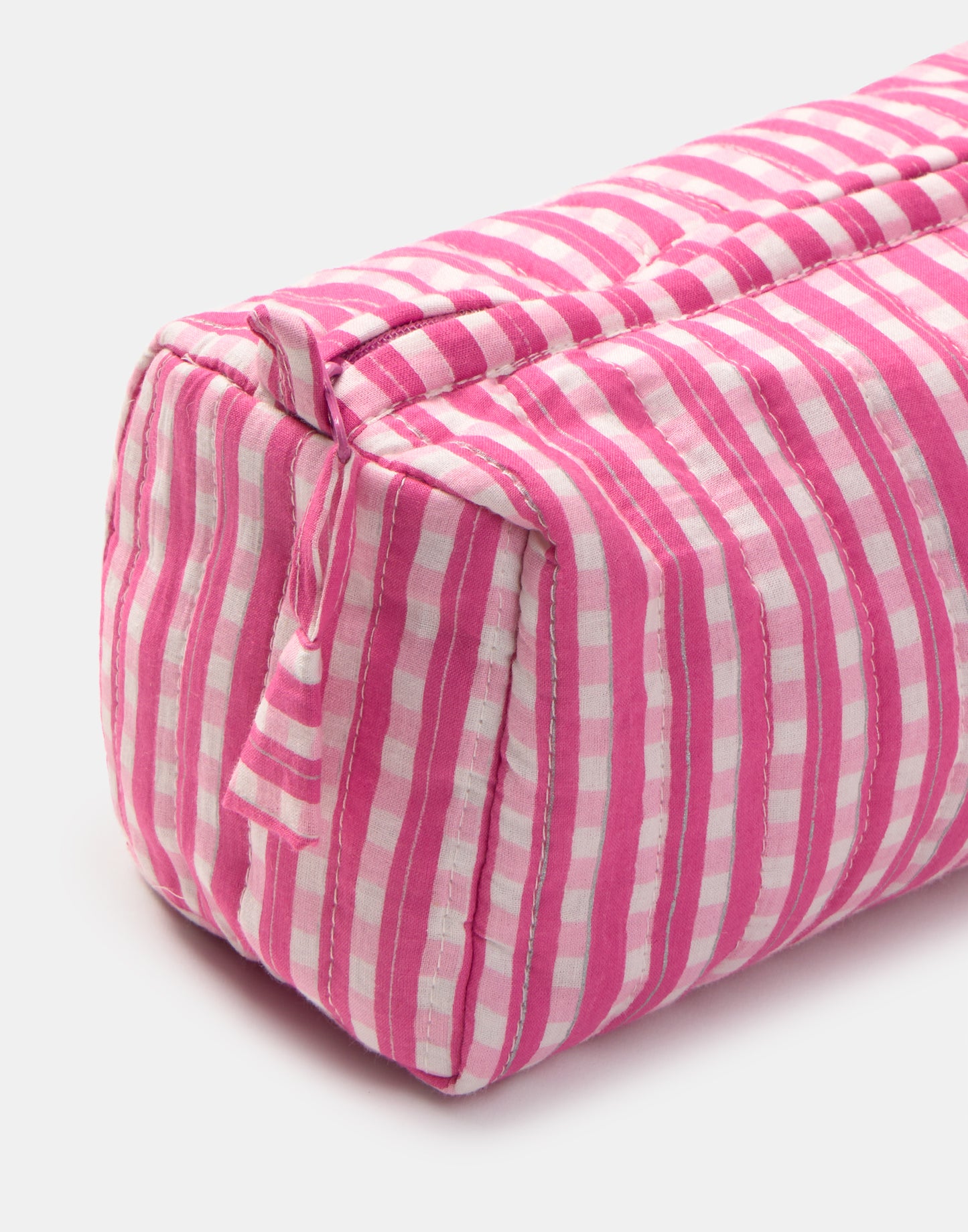 Jaya Gingham toiletry bag