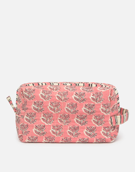 Small floral toiletry bag