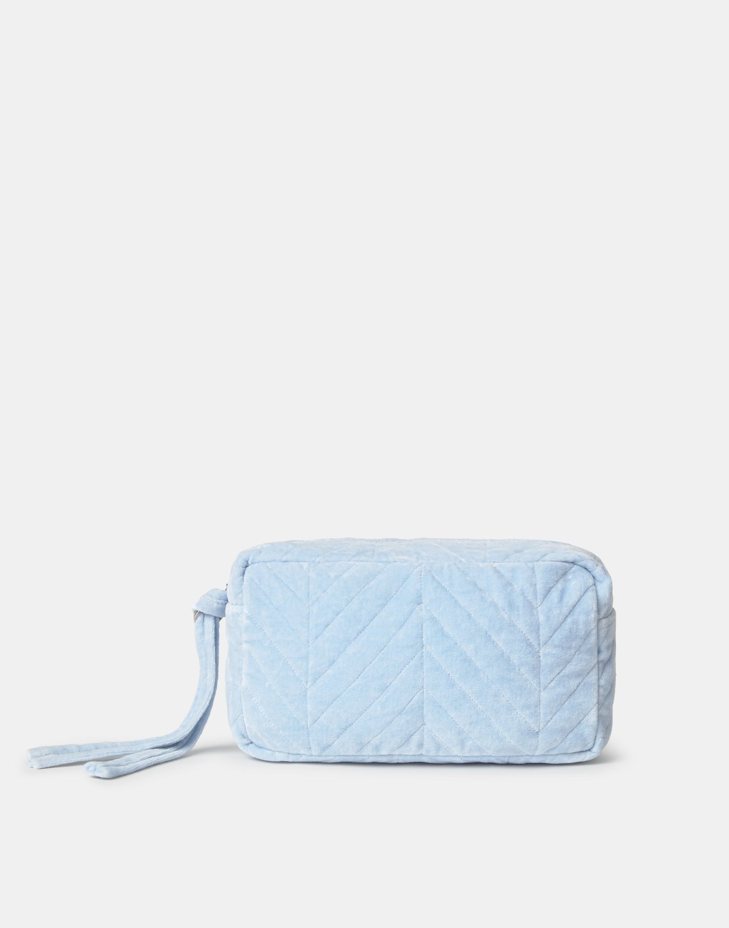 Small velvet toiletry bag