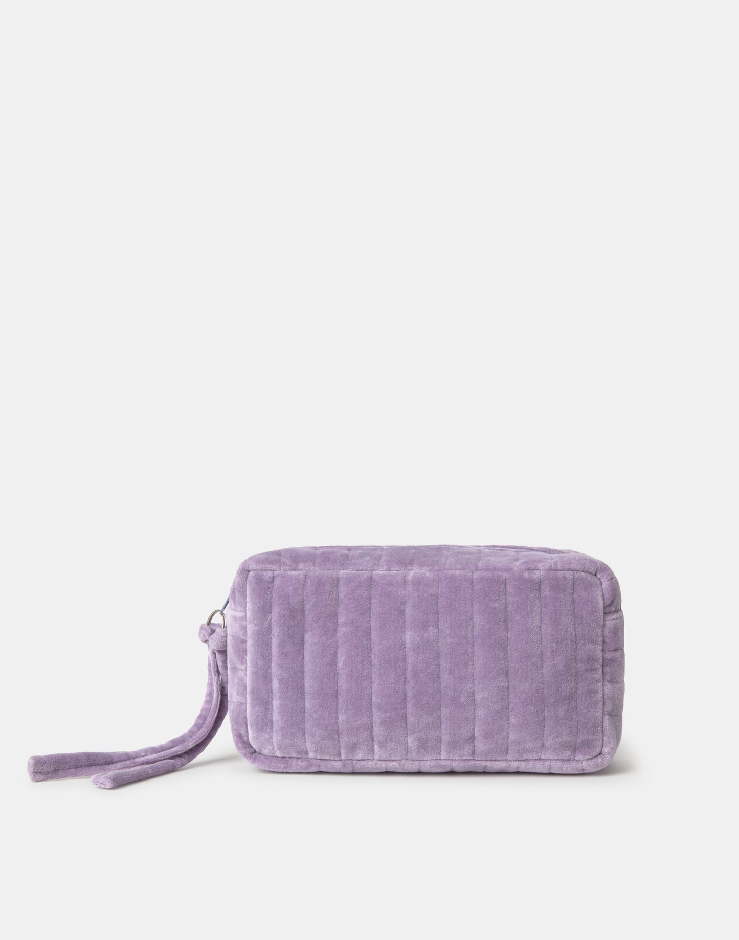 Small velvet toiletry bag