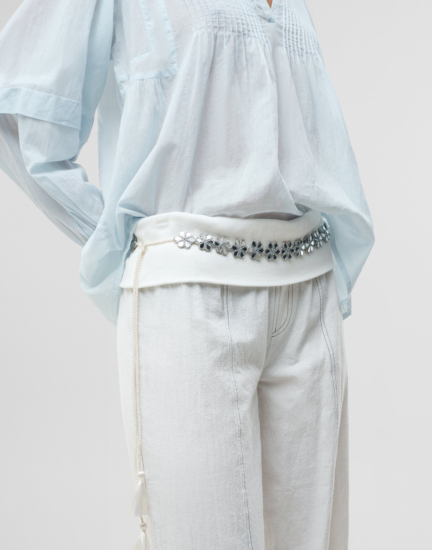 Gürtel Spiegel silver