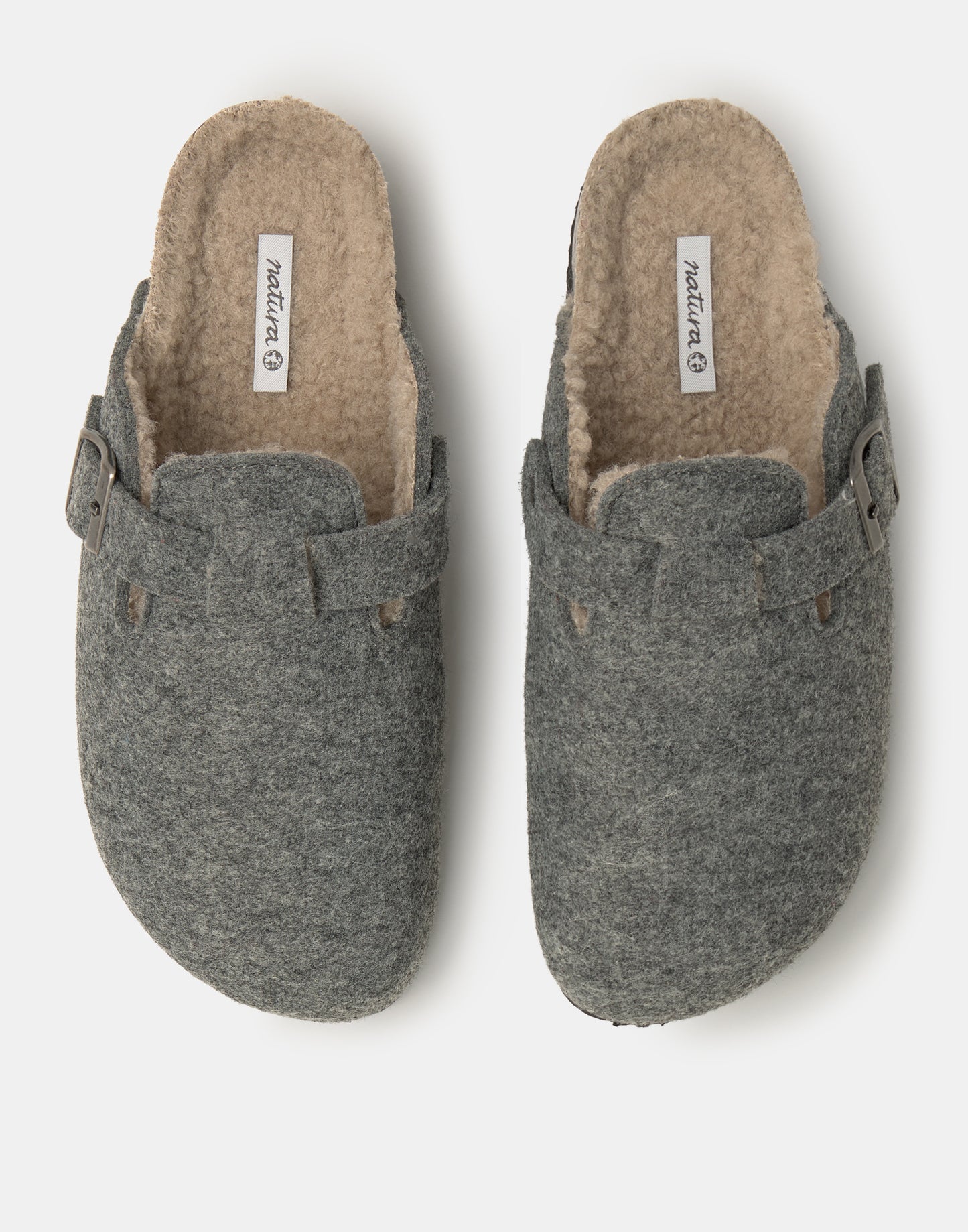 Zueco fieltro interior borreguito