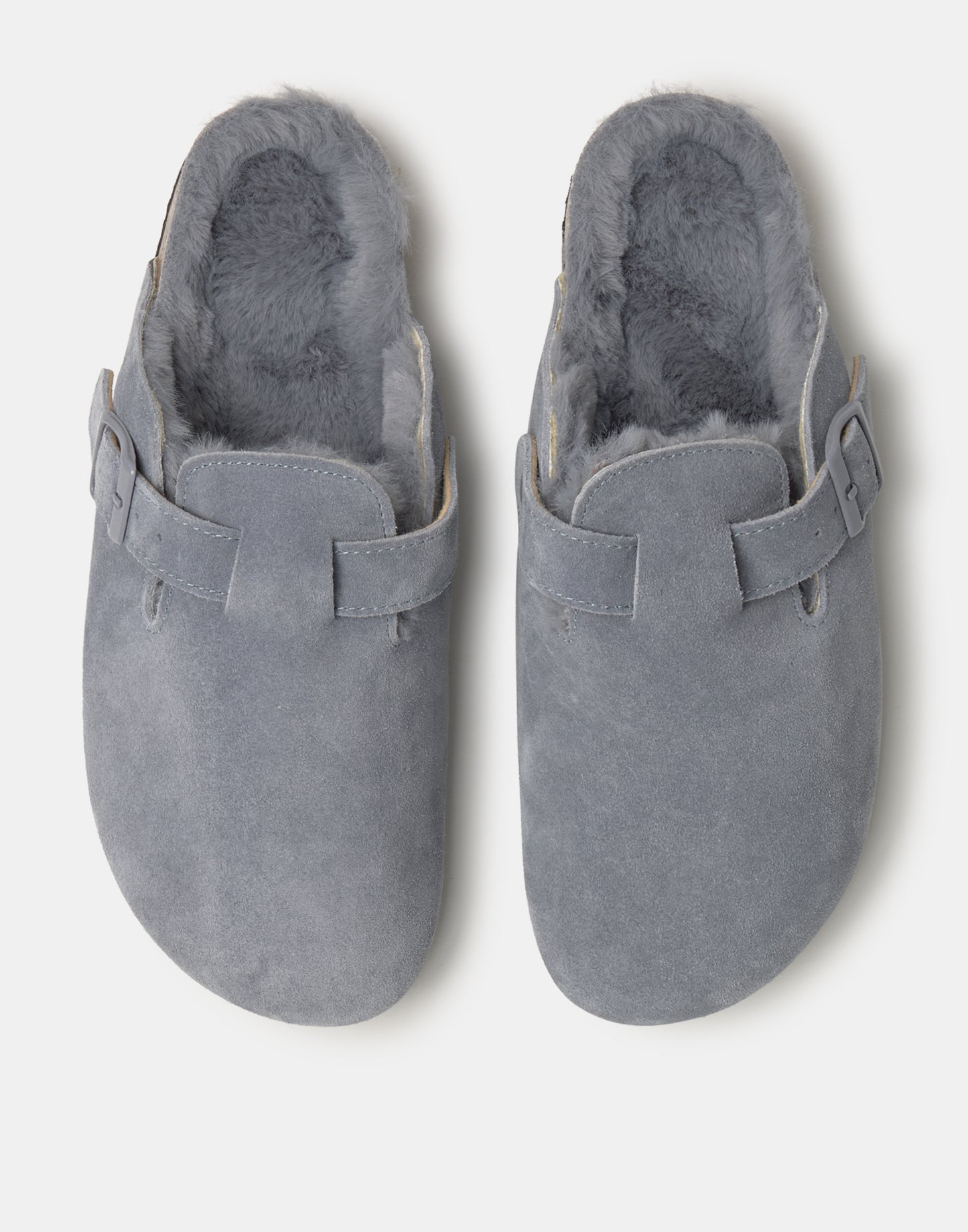 Zueco ergonómico piel interior pelo