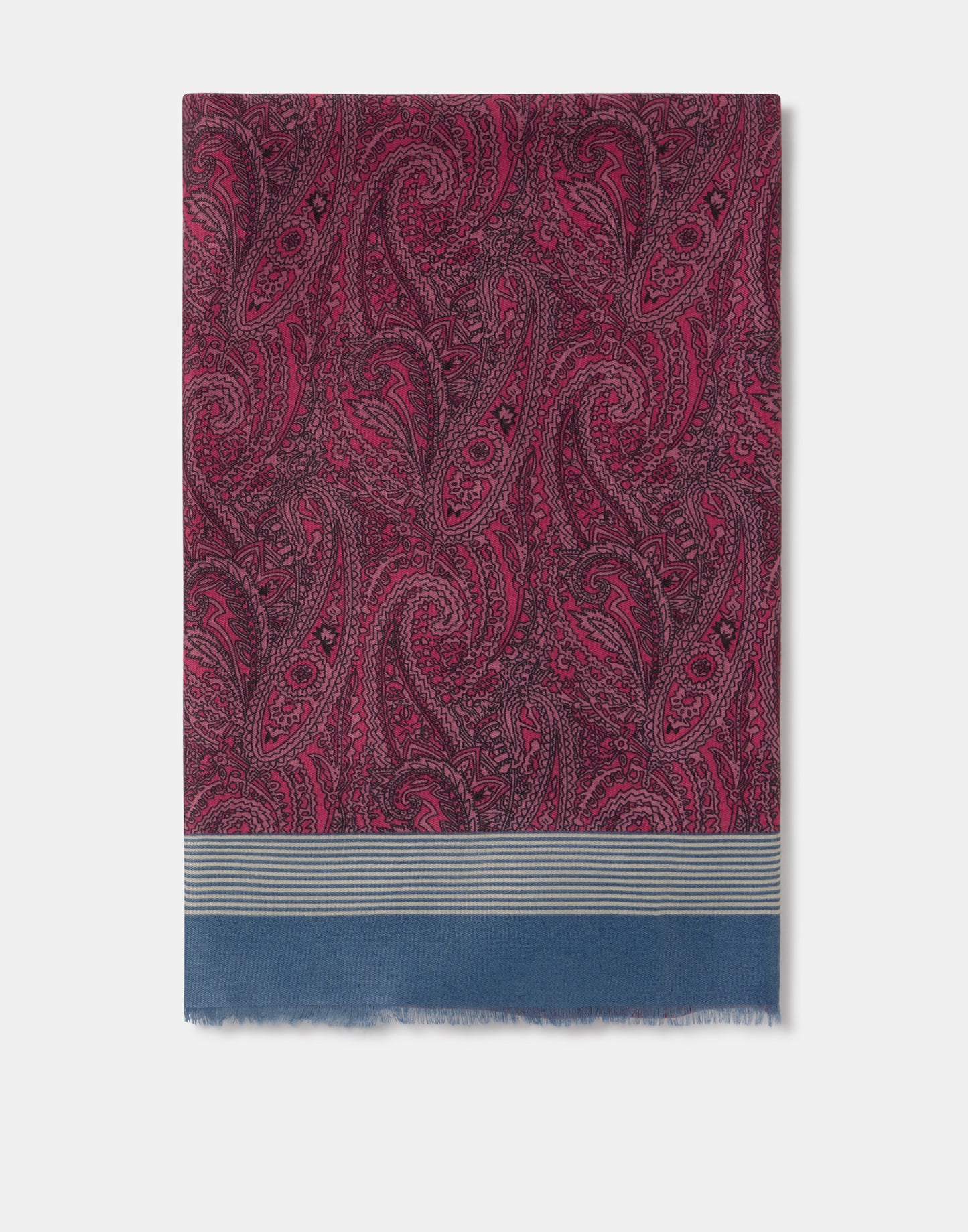 Paisley-Tuch mit Streifen