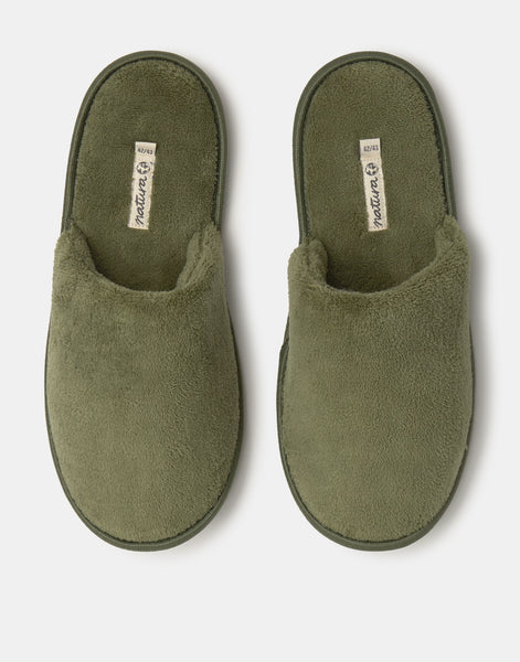 Snug Leaves Pantofole Uomo In Finta Lana Comode E Calde Scarpe Da - Foto 3