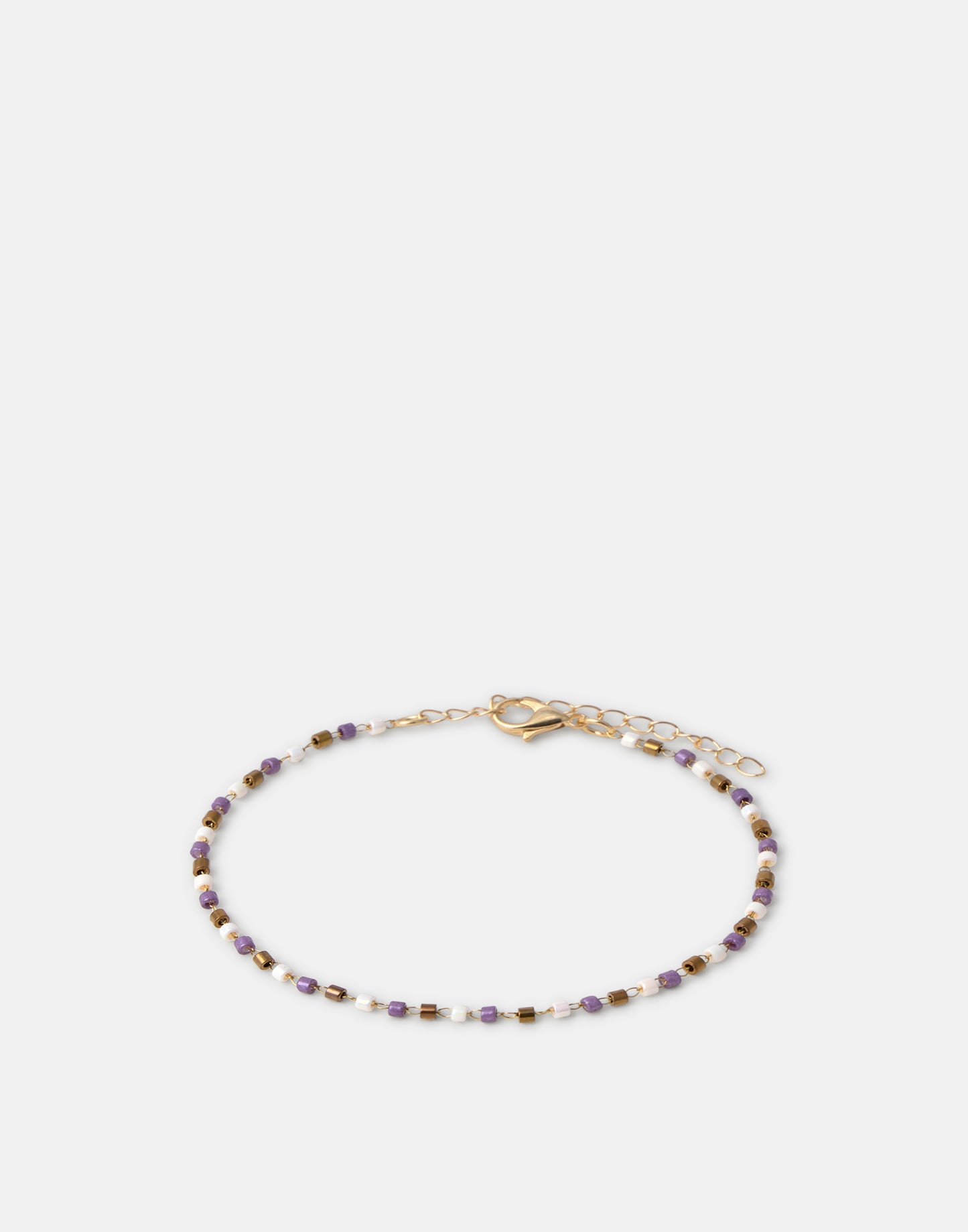 Pulsera beads dorado