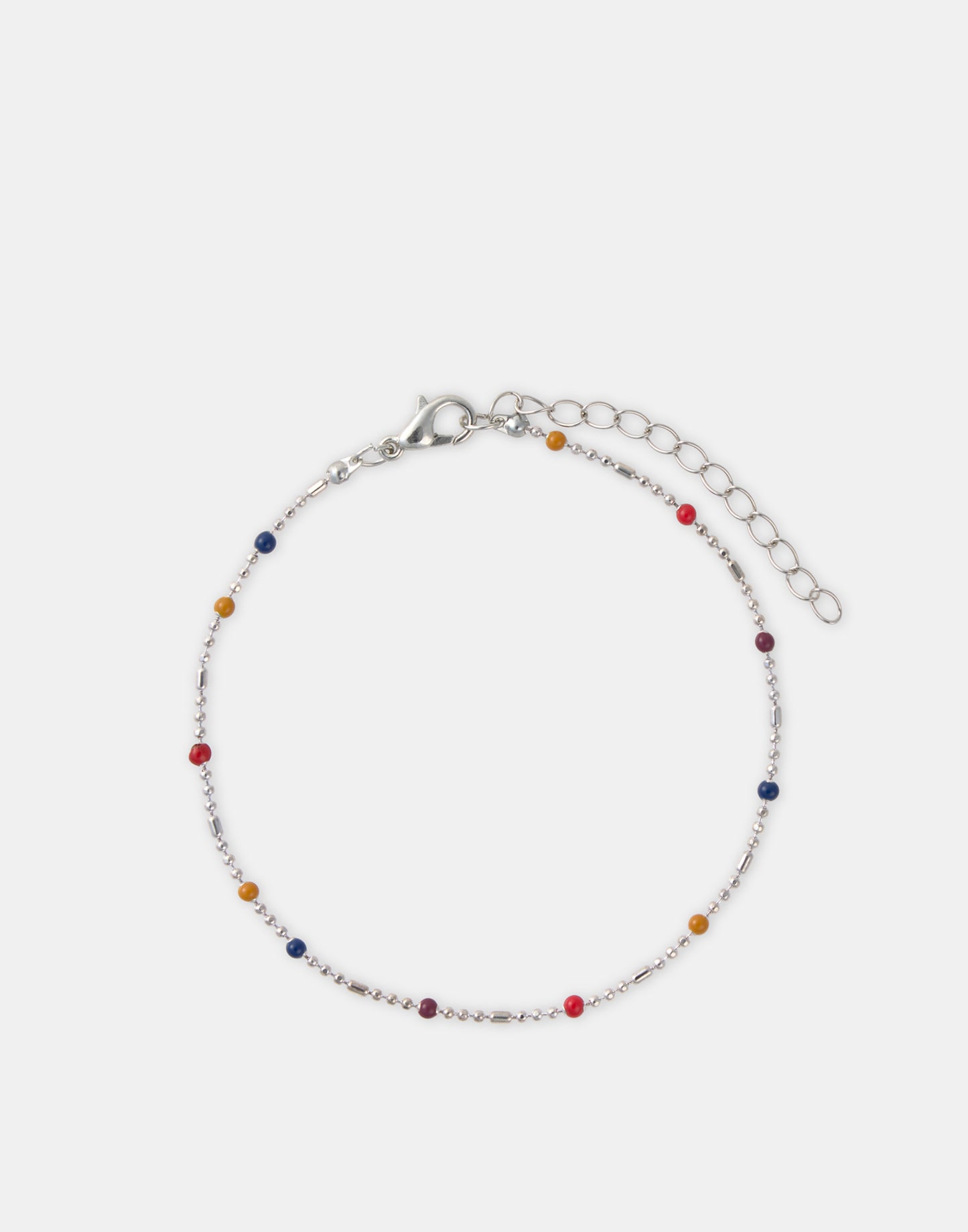 Bracciale perline silver