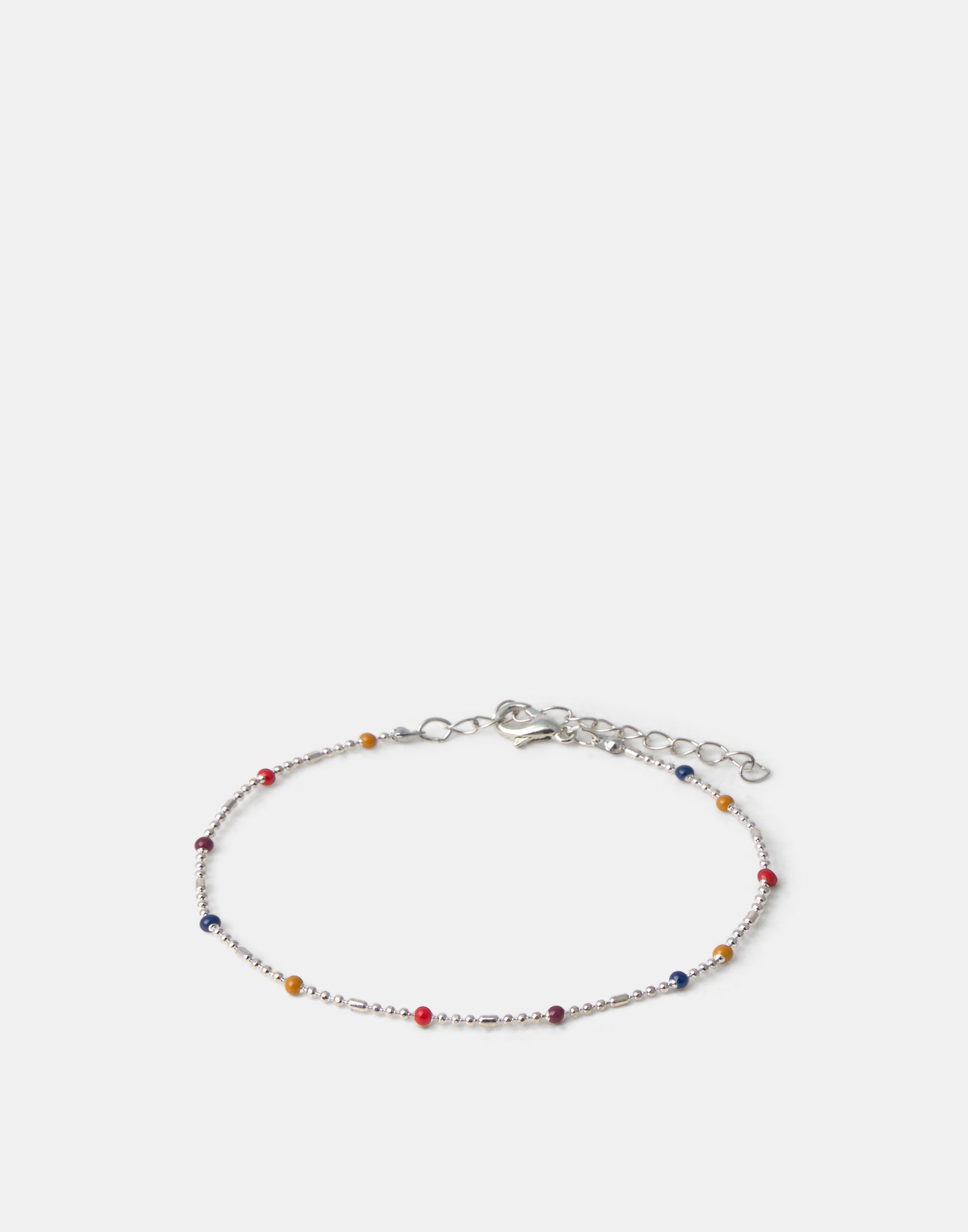 Bracciale perline silver