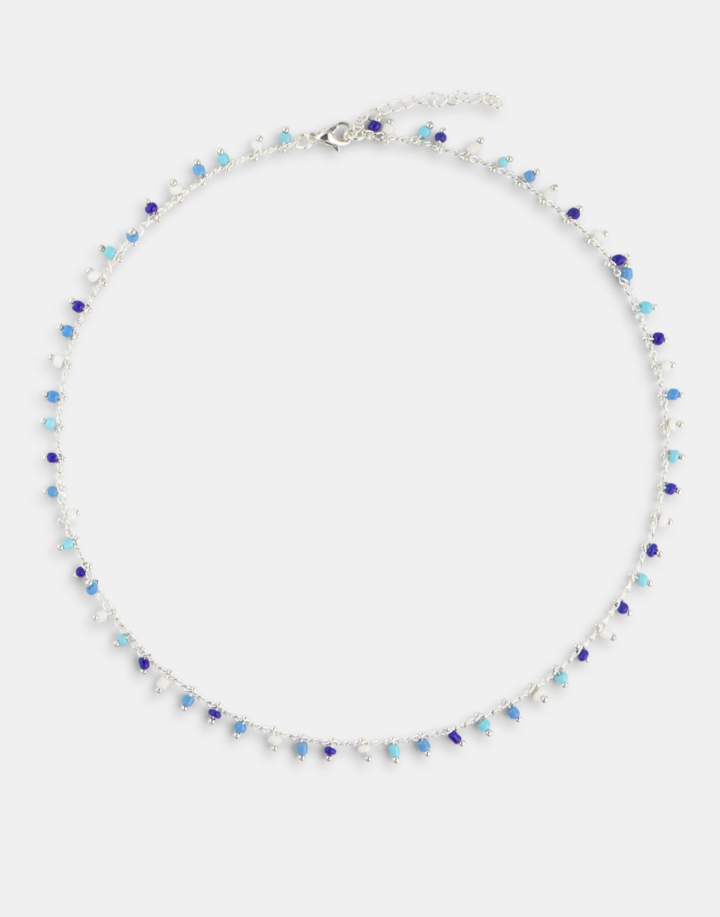 Collar multibolitas silver