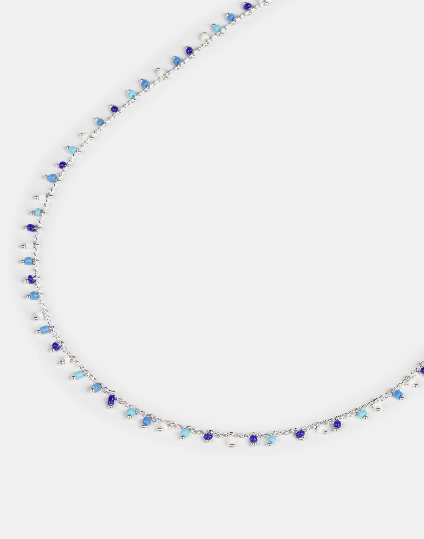 Collar multibolitas silver