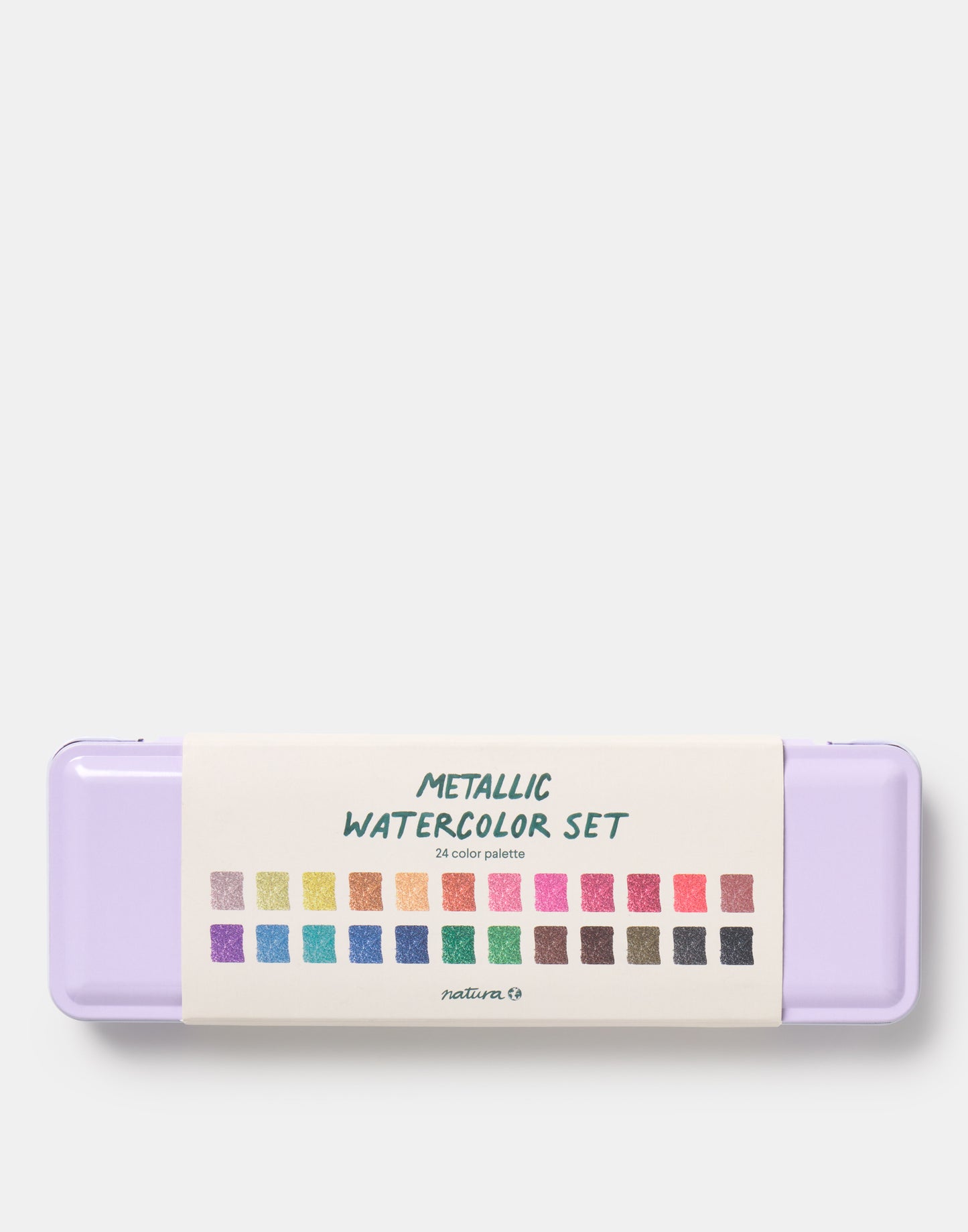 Boîte de 24 aquarelles brillantes