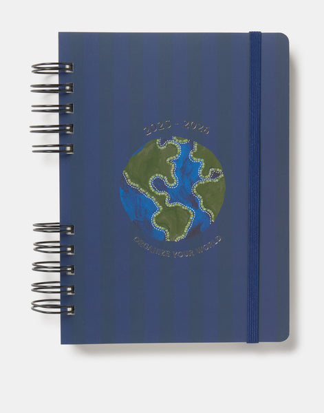 Agenda escolar World vista día