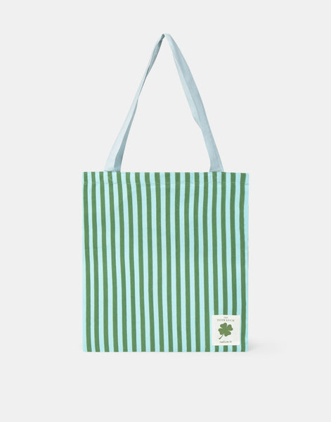 Sac cabas à rayures Tote Luck