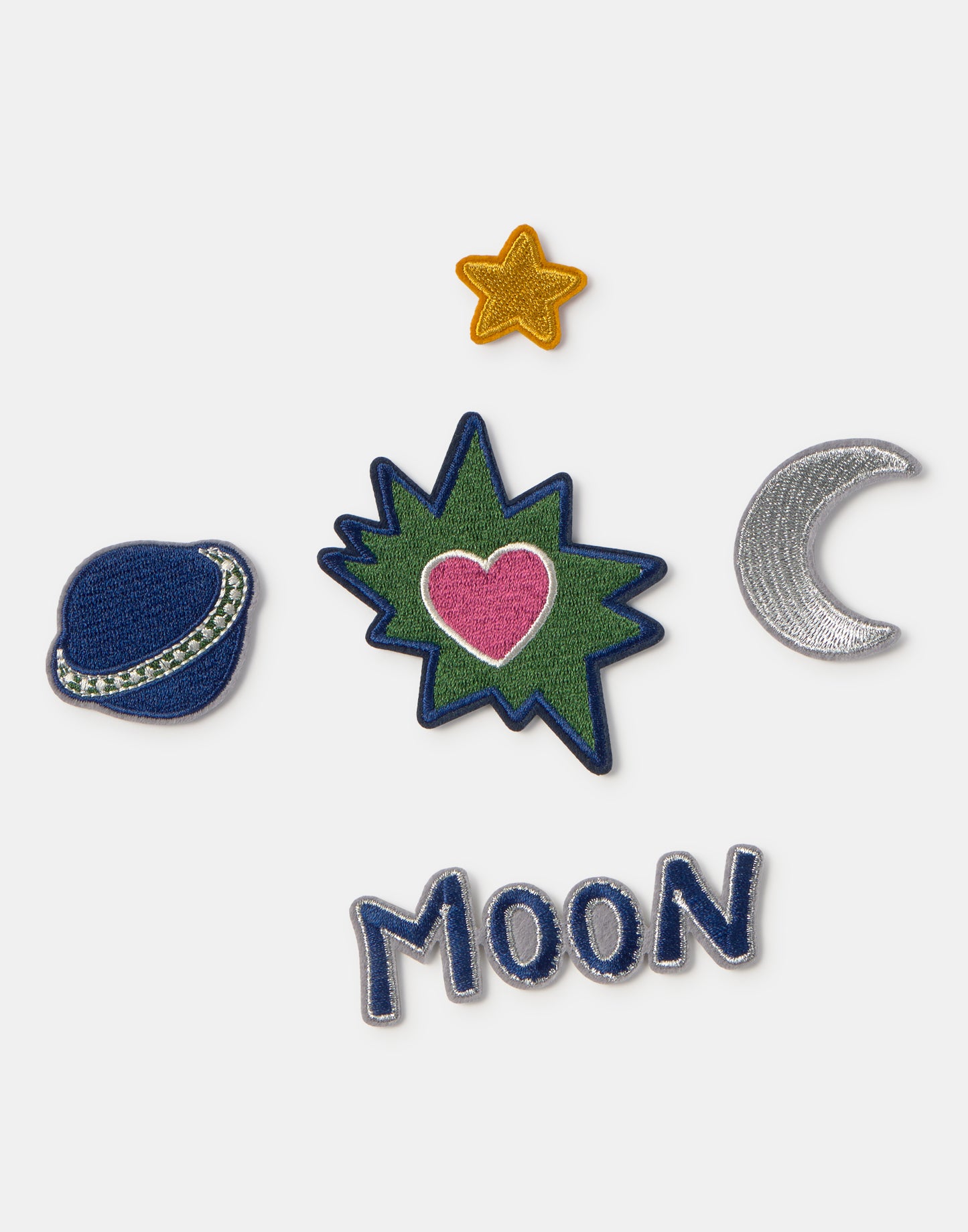 Set di 5 toppe Moon