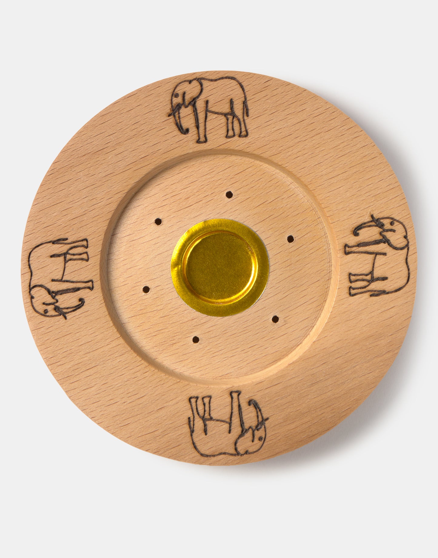 Portaincienso redondo elefants