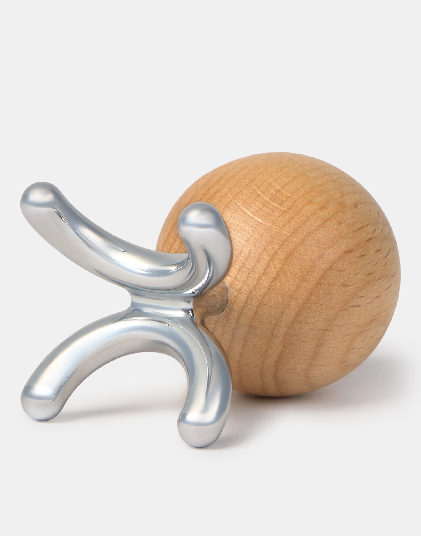 Runder Massager Holz/Metall