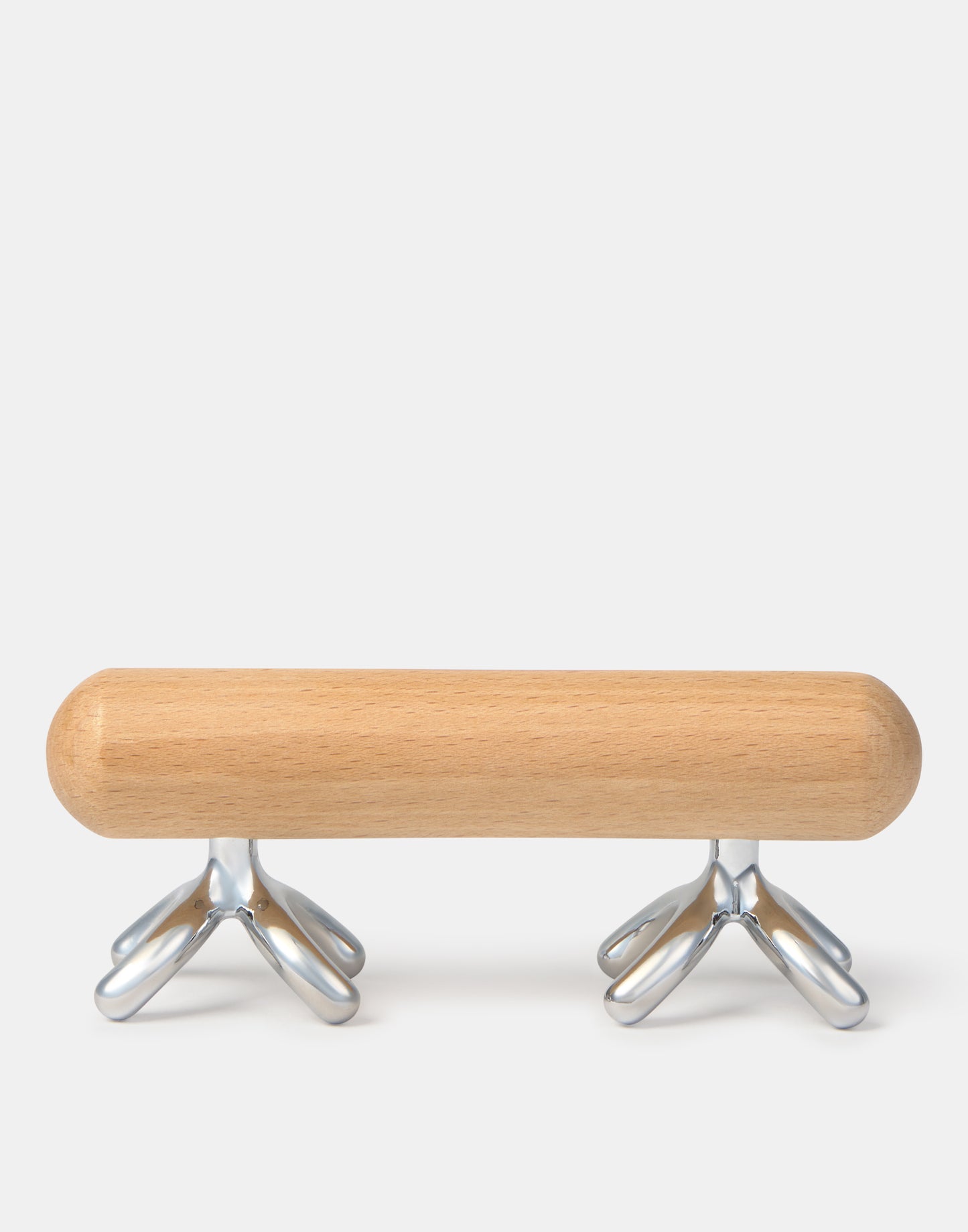 Masajeador espalda madera/metal