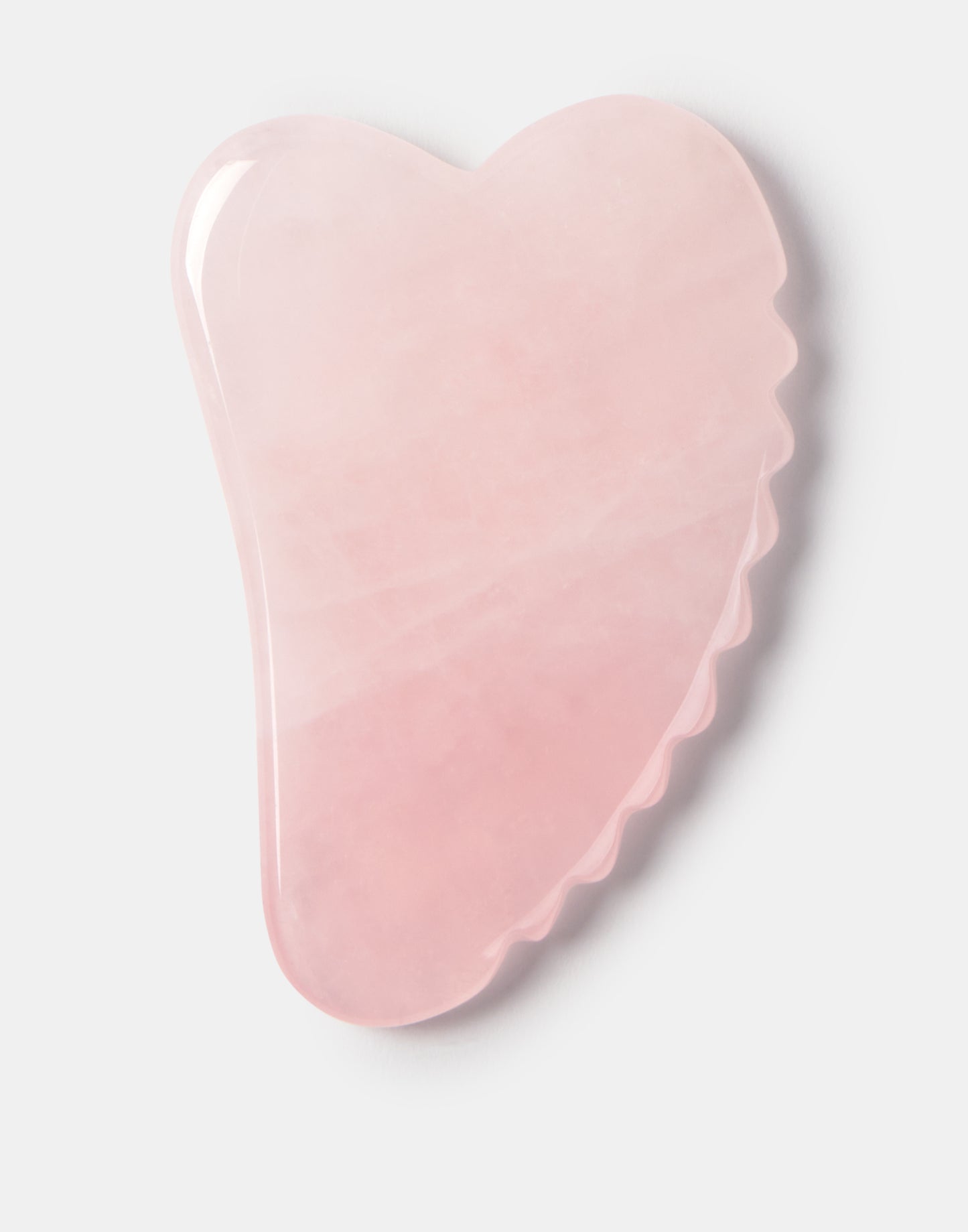 Gezackter Gua Sha aus Rosenquarz