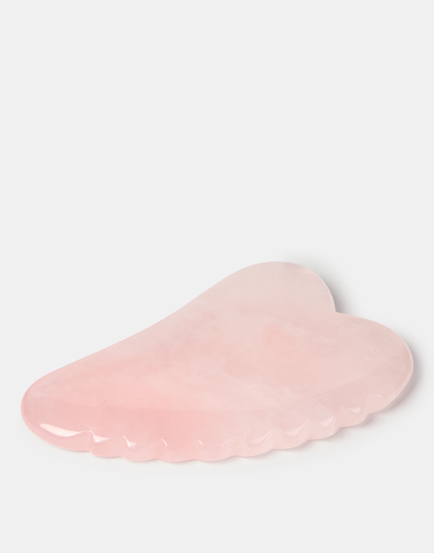 Gezackter Gua Sha aus Rosenquarz