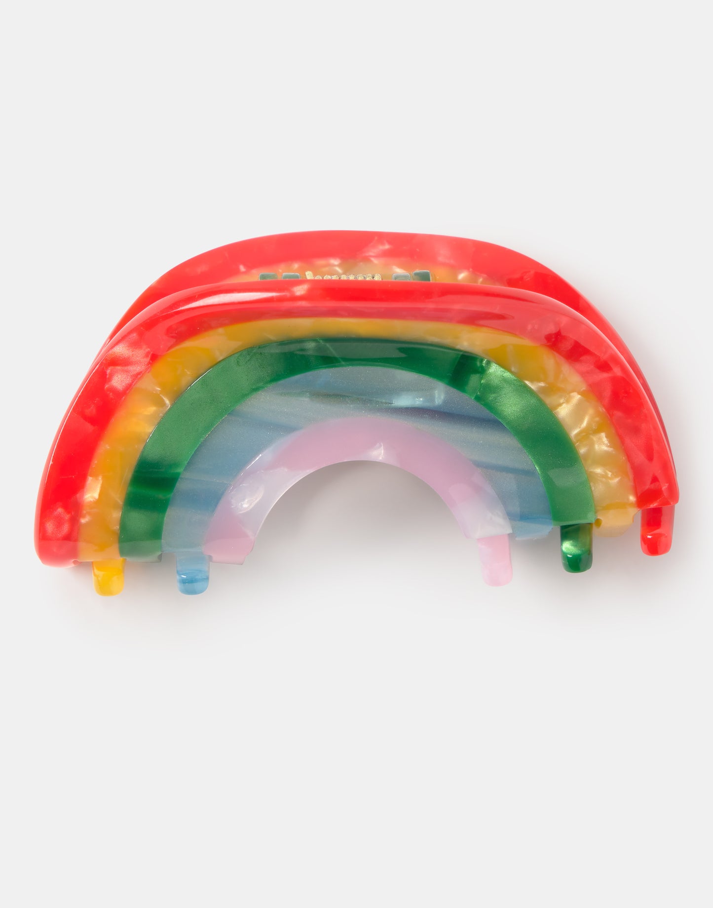 Rainbow hair clip